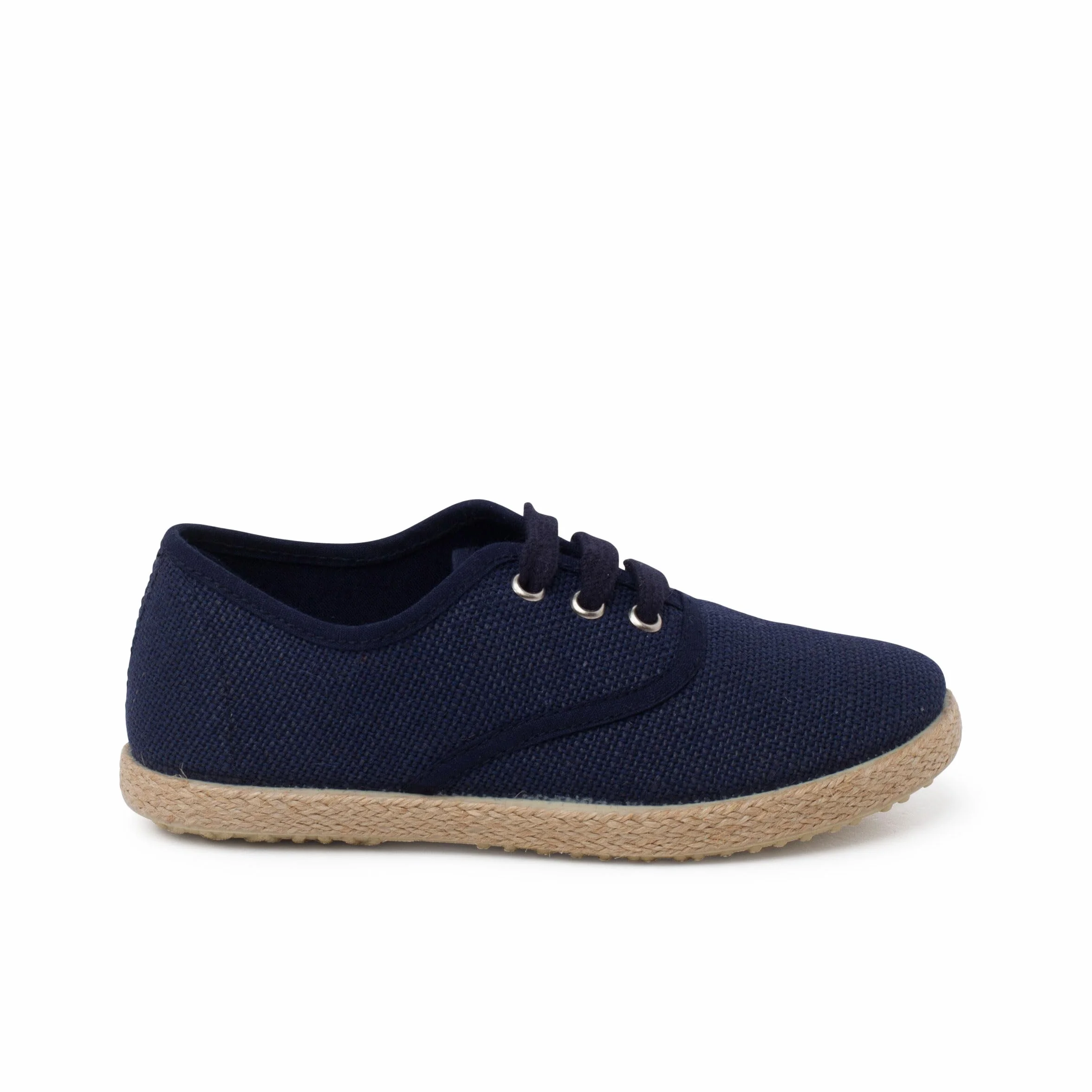 Zapatillas Lino Cordones Suela Alpargata