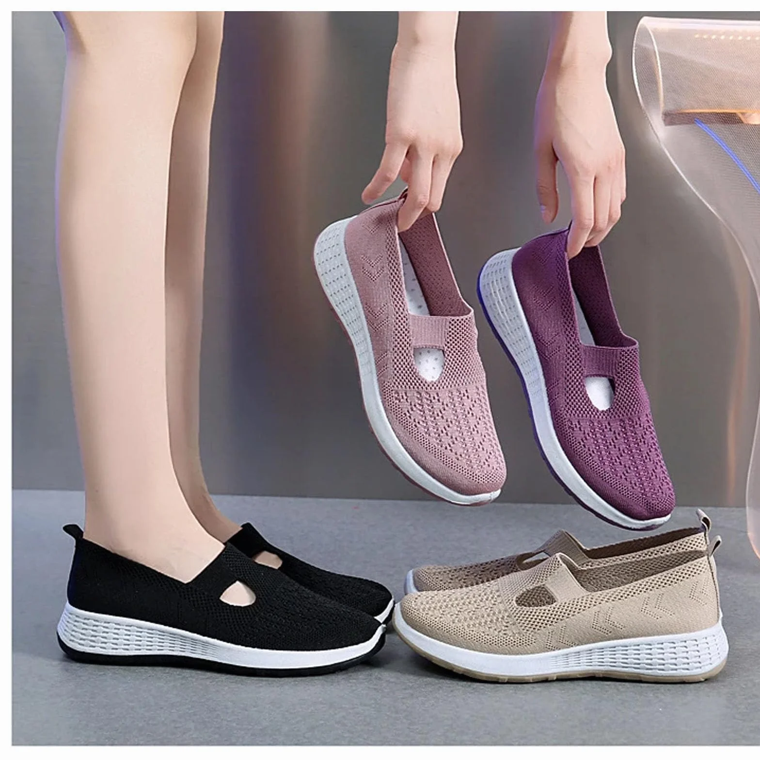 Zapatos ortopédicos para Mujer Transpirables Suela Suave para Caminar