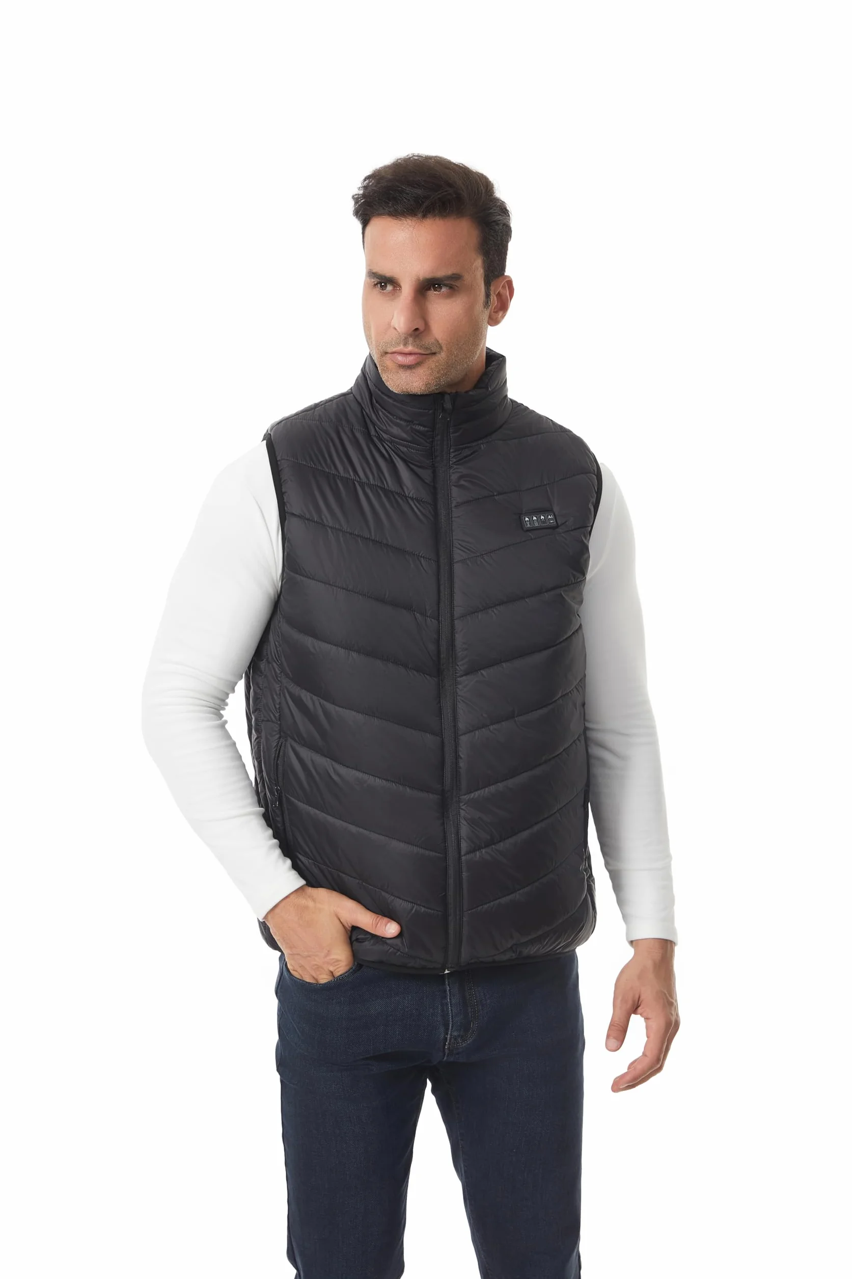 Monave Chaleco Calefactable Unisex para Pescar Motocicletas Acampar Esquiar