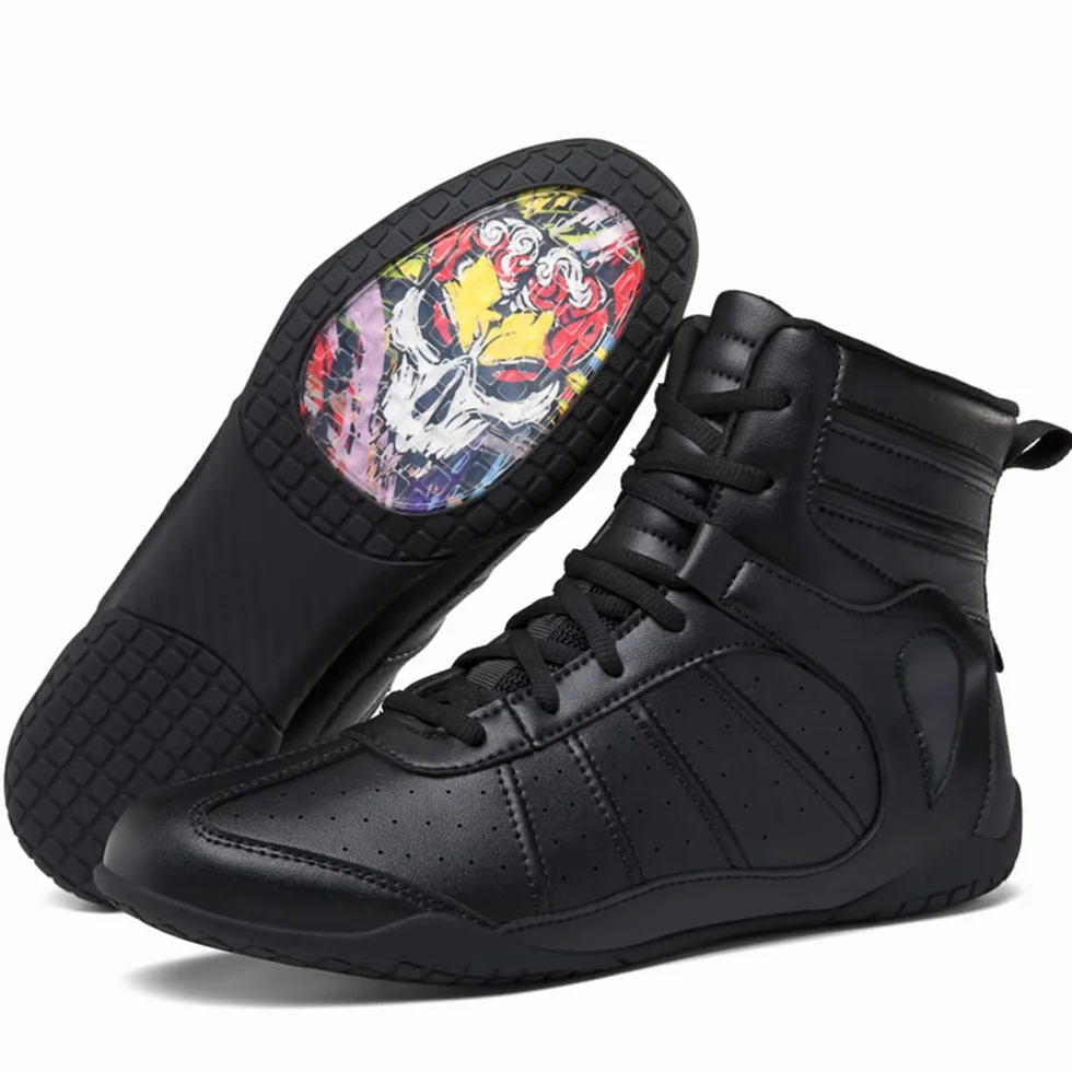 Zapatos de Boxeo para Hombres Zapatos de Lucha Profesional Botas de Boxeo para Entrenamiento físico para Mujeres