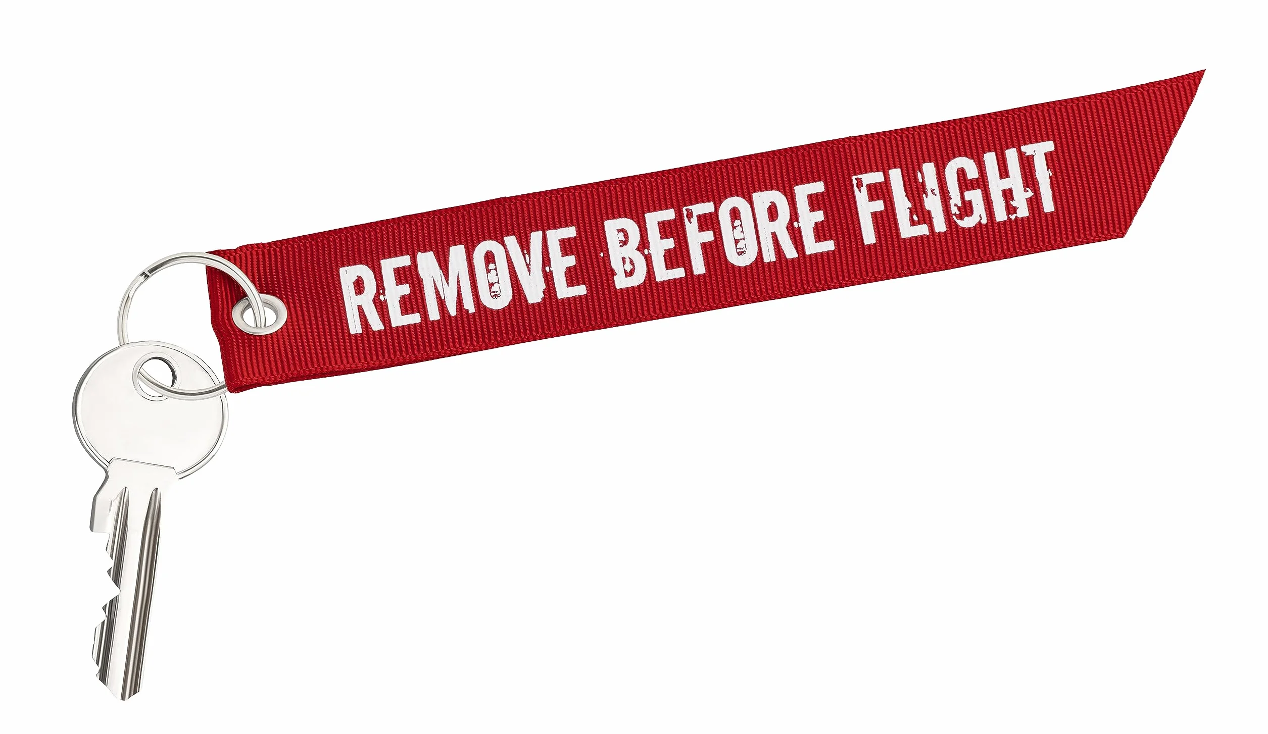 REMOVE BEFORE FLIGHT Llavero Tirador de cremallera 2X