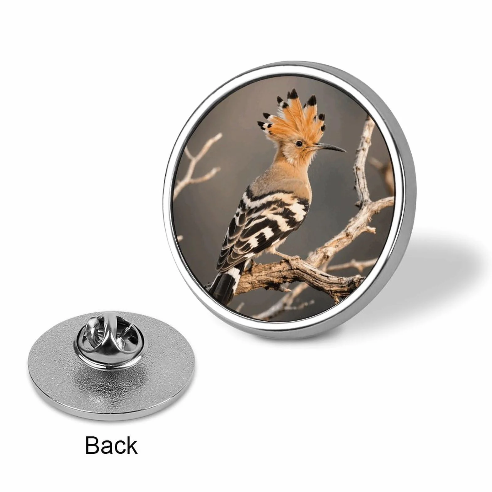Pines de solapa de abubilla personalizados de 1 pulgada para trajes, broches divertidos para hombres y mujeres, insignias vintage para bolsos, chaquetas, mochilas, sombreros, botones, colección de in