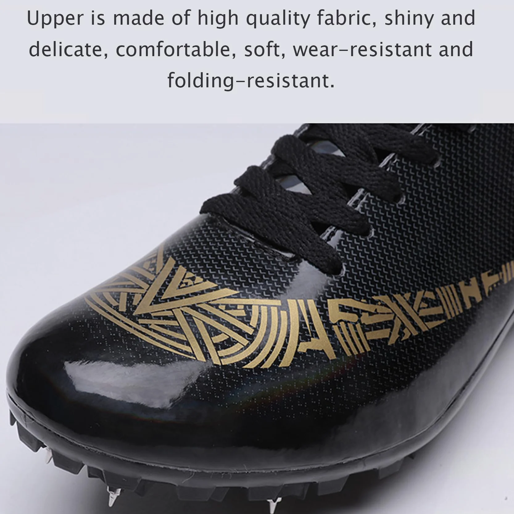 Atletismo Zapatos Spikes para Correr Clavos Sprint Atlético Ligero