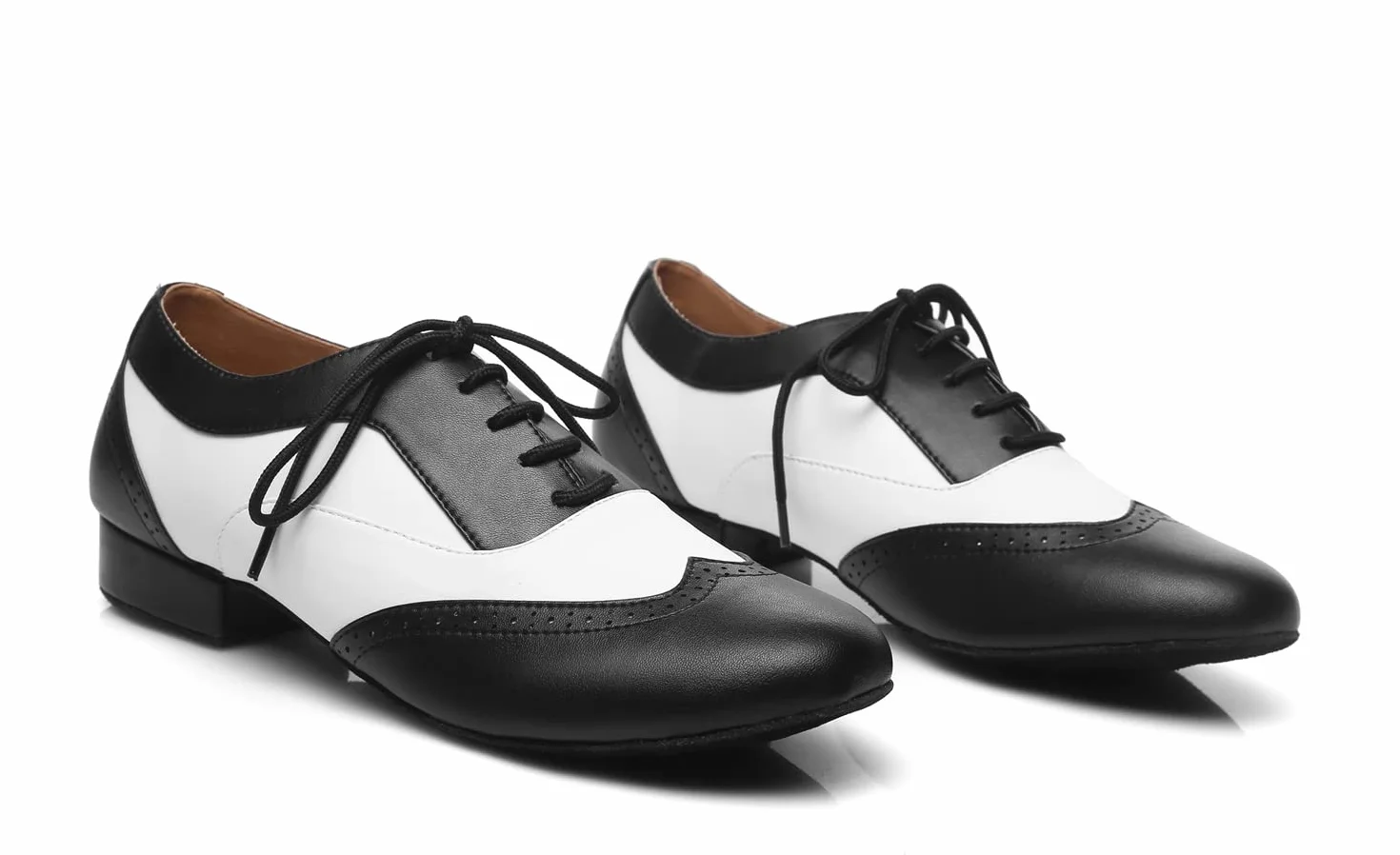 Zapatos de baile modernos con cordones para hombre chacha latina tango jazz rumba