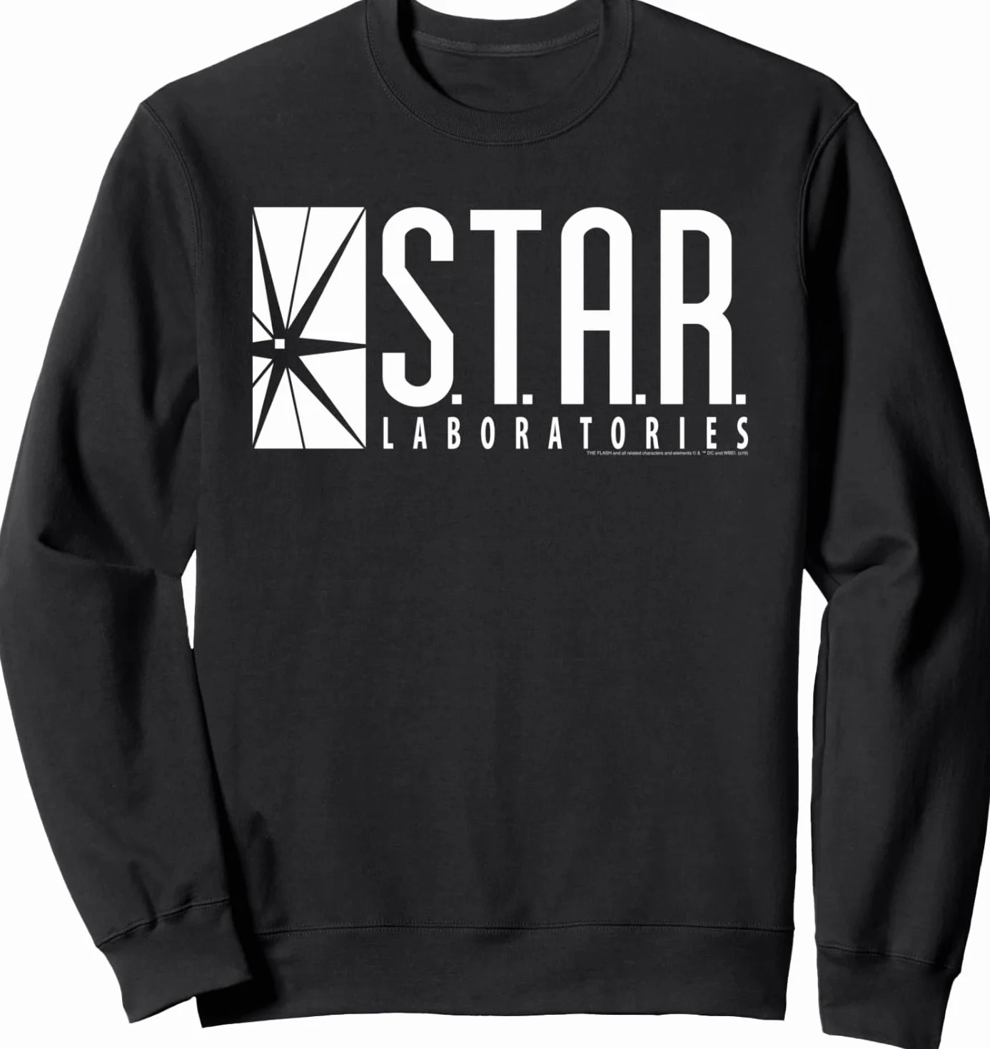 DC Comics Flash Star Labs Logo White Sudadera