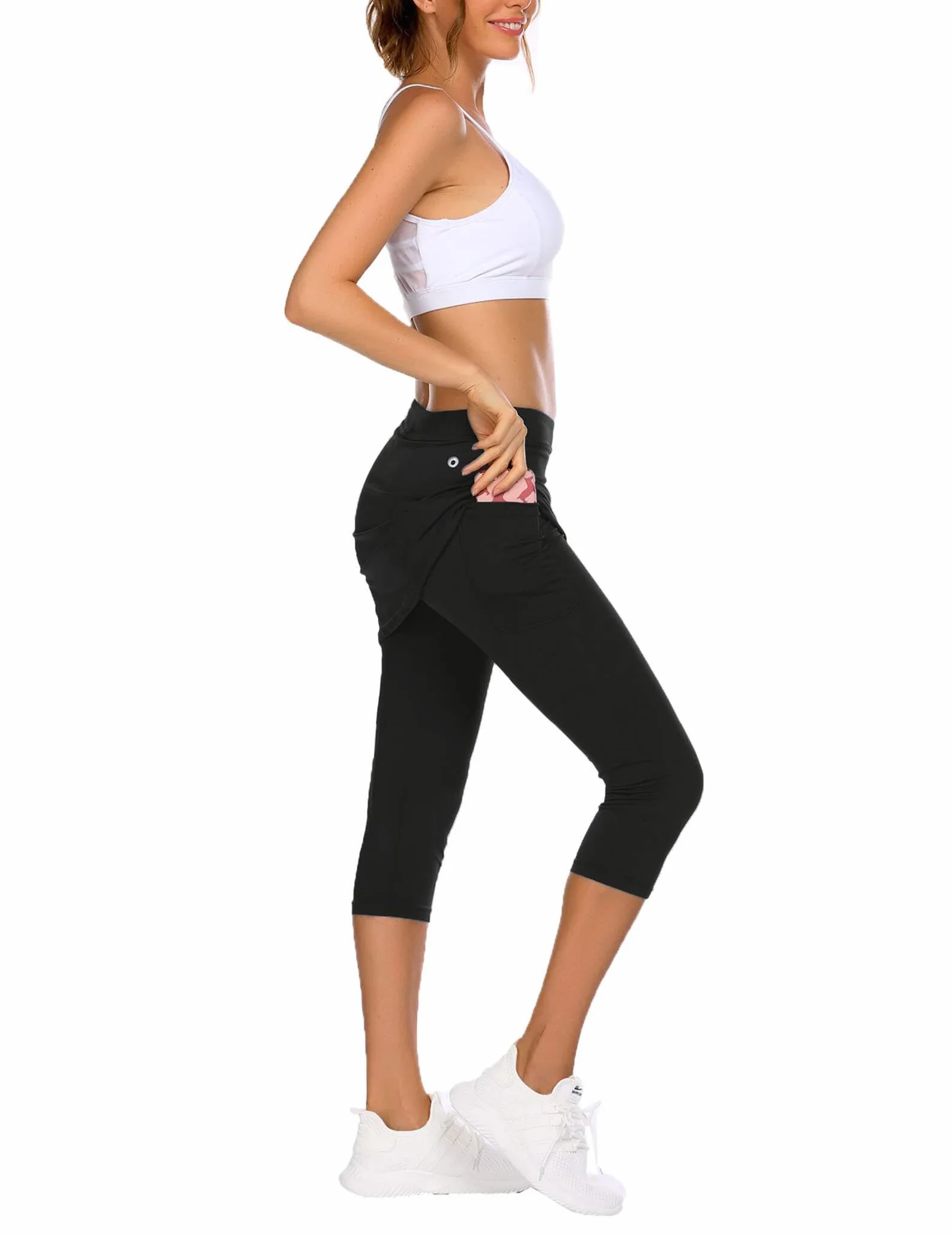 Falda pantalón deportiva para mujer correr tenis leggings con falda