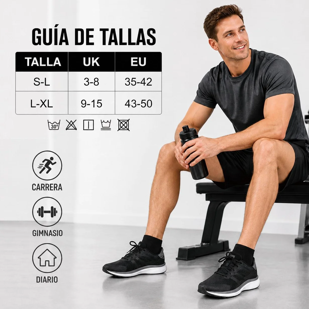 SockWaddles Calcetines Tobilleros de Running para Hombre Mujer 8 Pares Anti-Ampollas