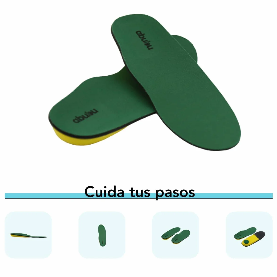 Plantillas Fascitis Plantar Anatómicas Abubu 42-43