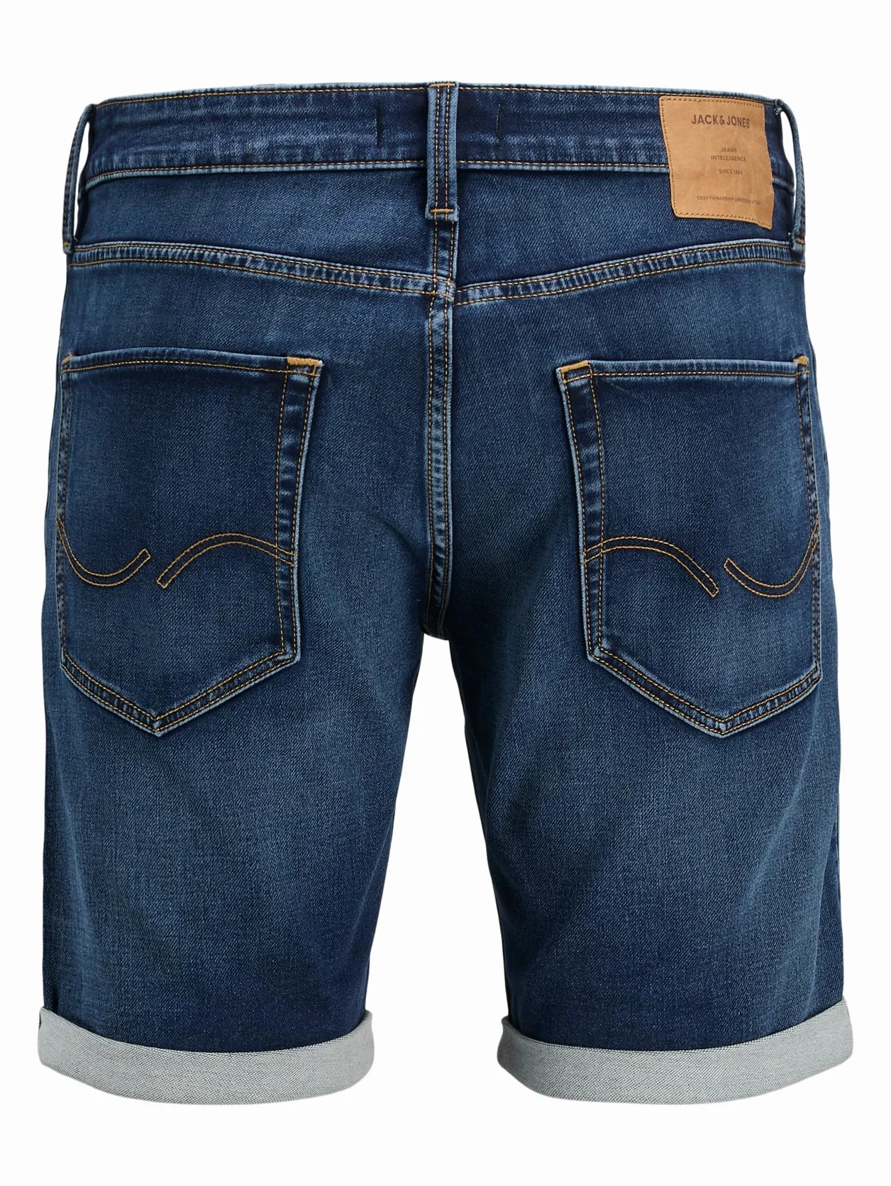 JACK & JONES Pantalones Cortos de Mezclilla Bermuda Regular Fit