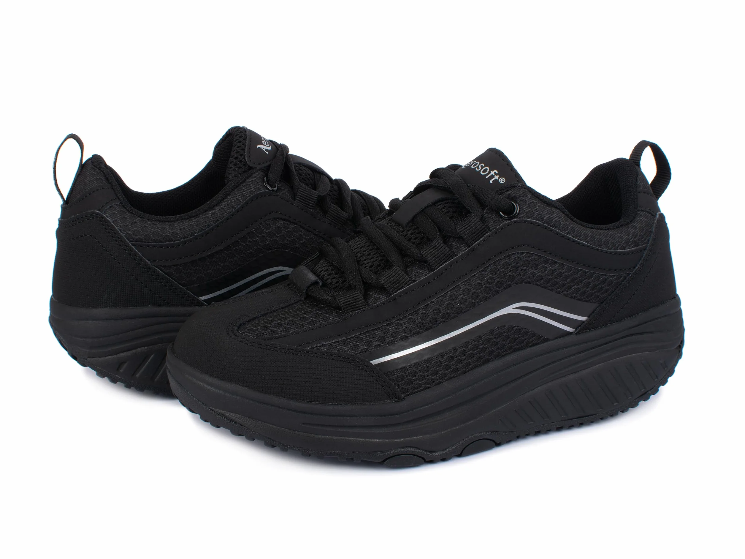 Aerosoft Walker Comfort Zapatillas con cordones espuma viscoelástica