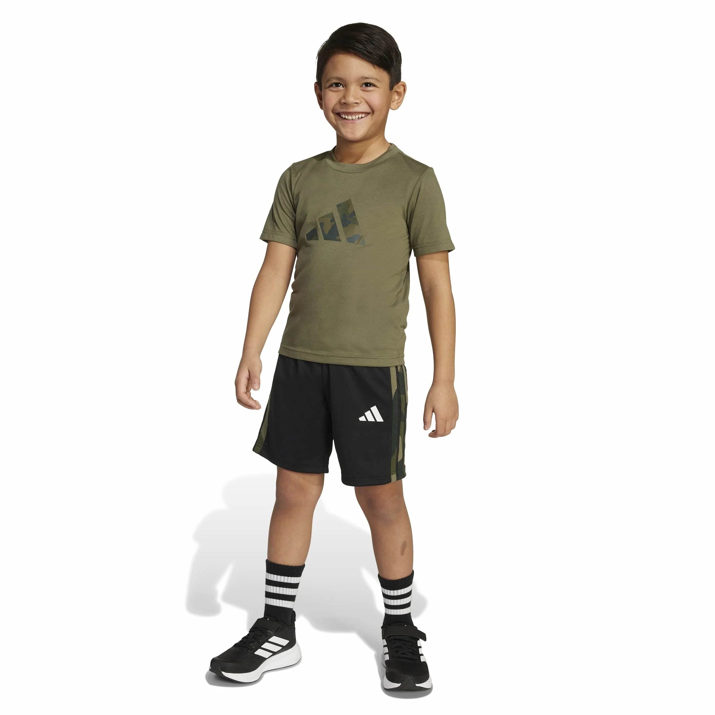 adidas Train Essentials Camo Print Set Pantalón deportivo para jóvenes y bebés Unisex niños
