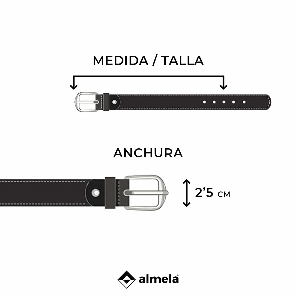 Cinturón niño Comunión Piel vacuna 2,5 cm Cuero 25mm Correas infantiles Child belt