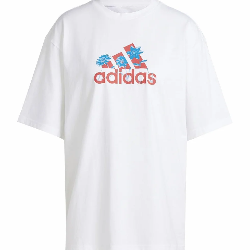 Adidas Flower Pack Badge of Sport tee Camiseta Mujer