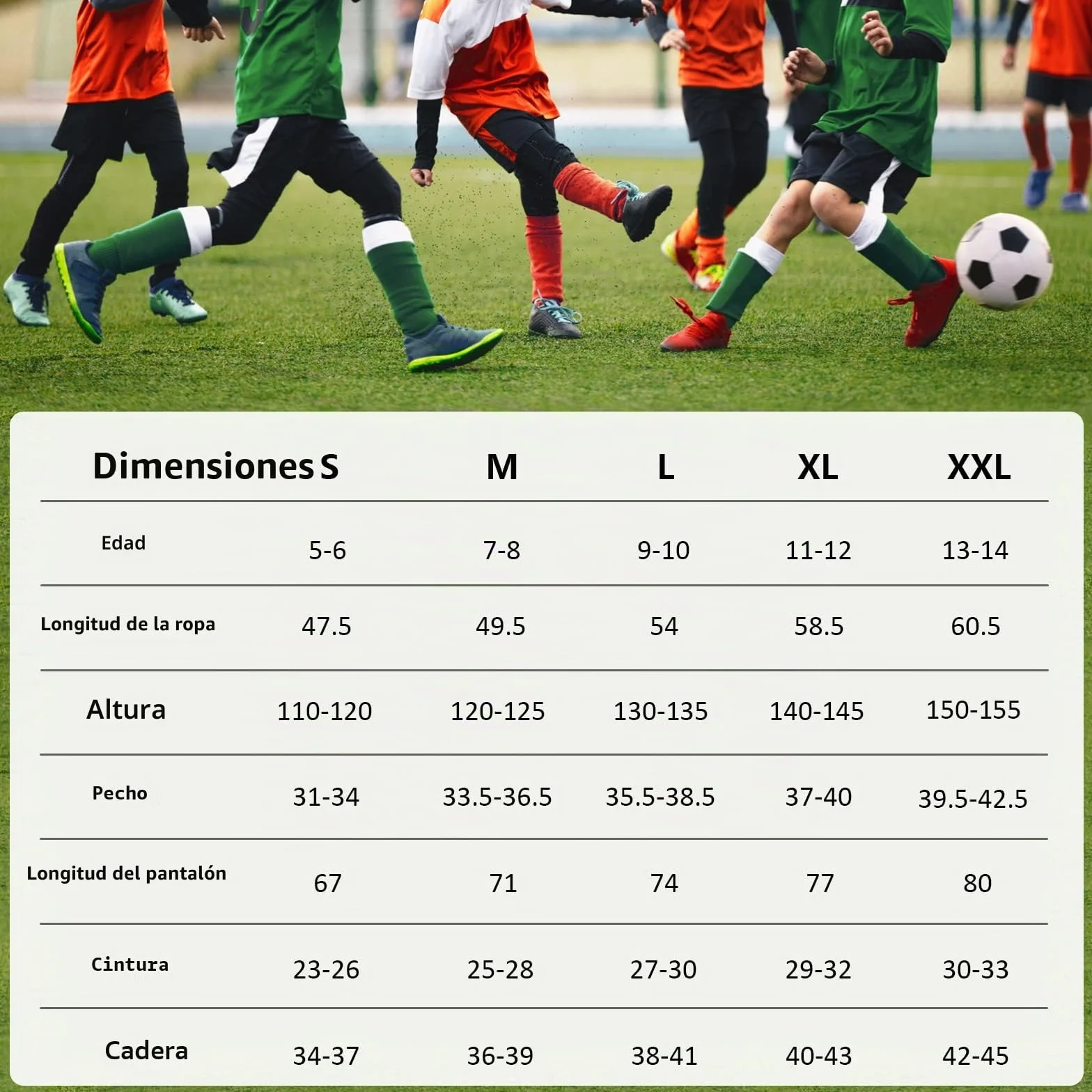 Leeboom Camiseta Termica Niño Futbol Ropa Transpirable Secado Rapido Entrenamiento Esqui Top Pantalon