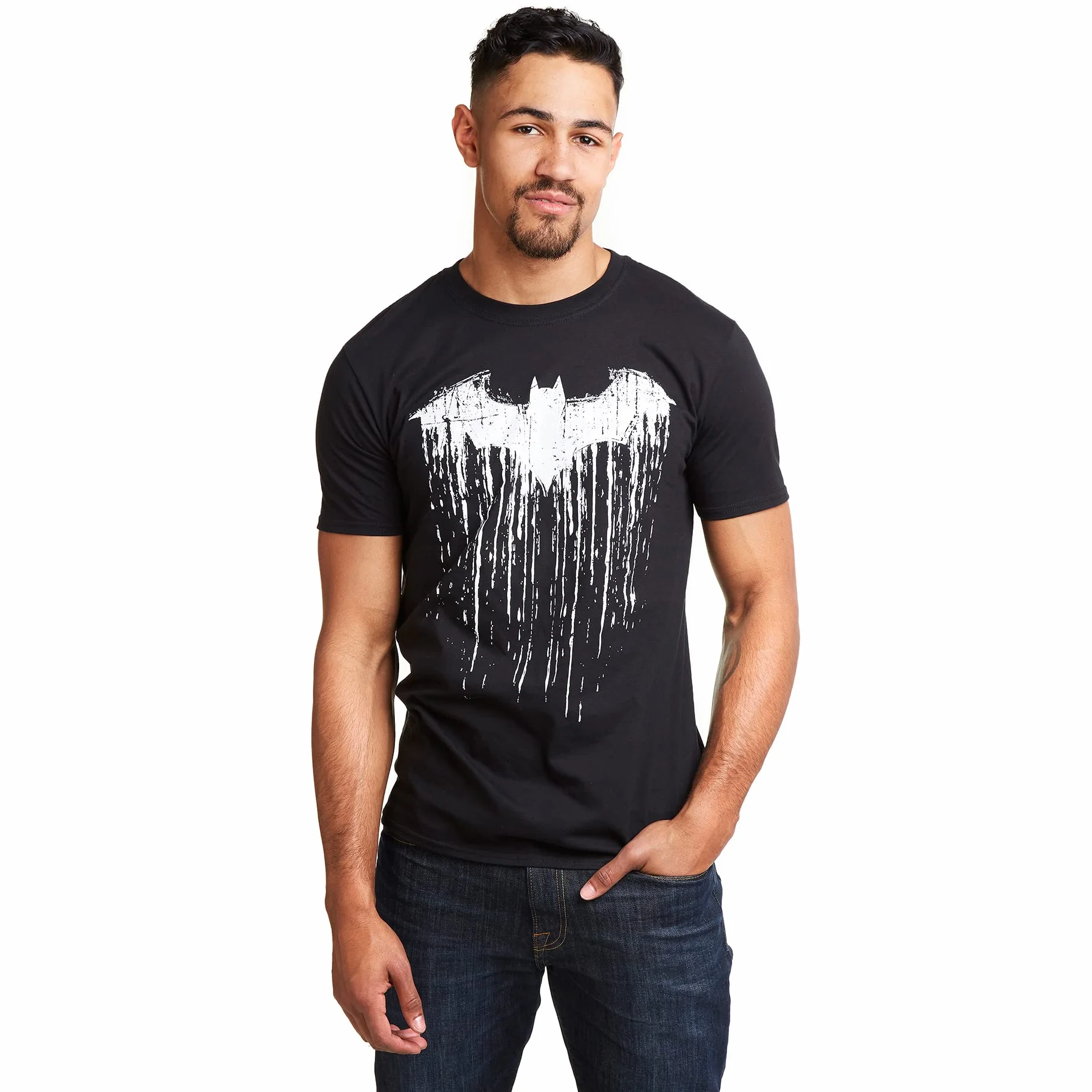 DC Comics Pintura de Batman Camiseta - Camisa Hombre