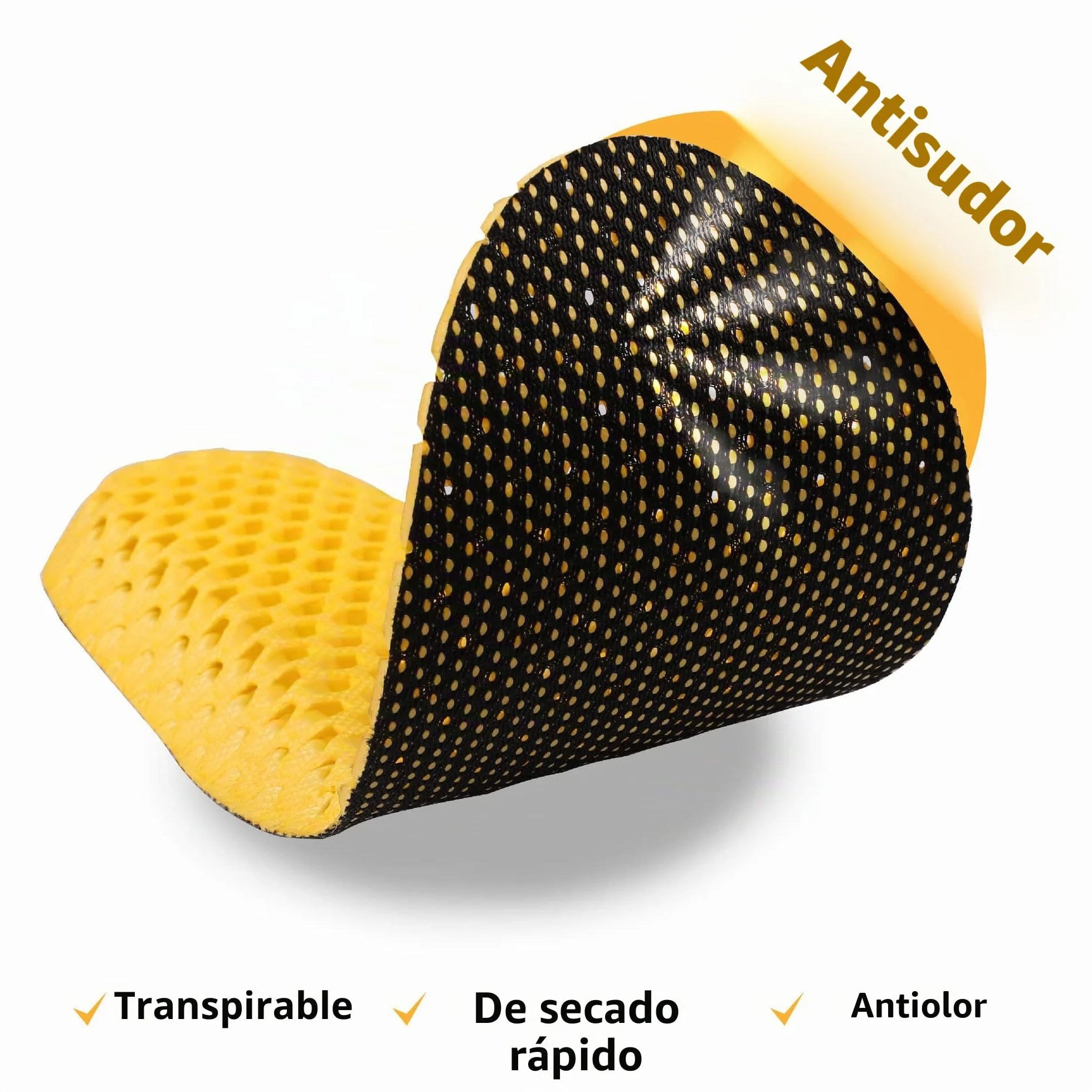 SULPO Plantillas Deportivas Amortiguación Adicional 3 Pares Talla 41-46