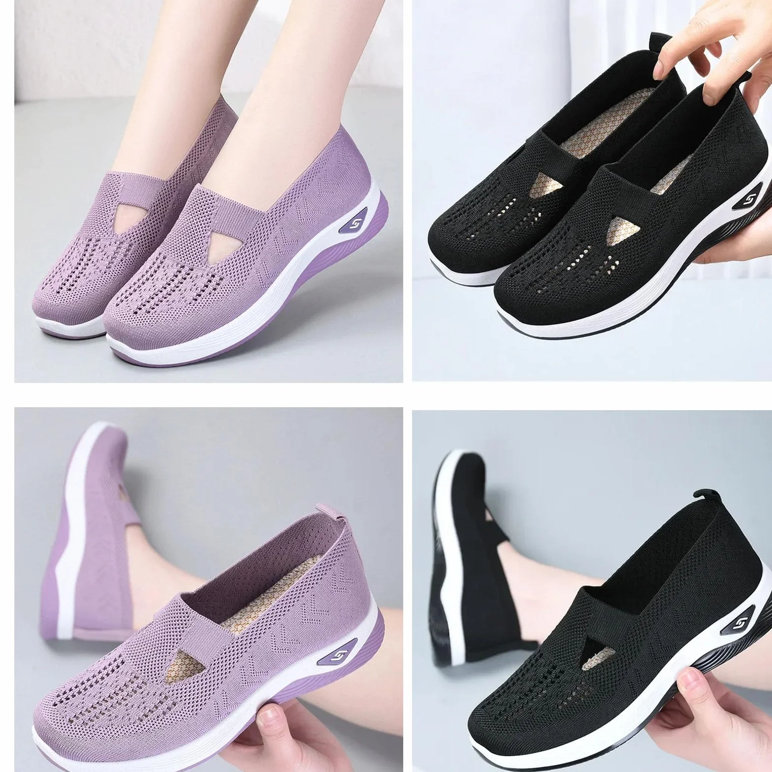 Zapatos ortopédicos para Mujer Transpirables Suela Suave para Caminar
