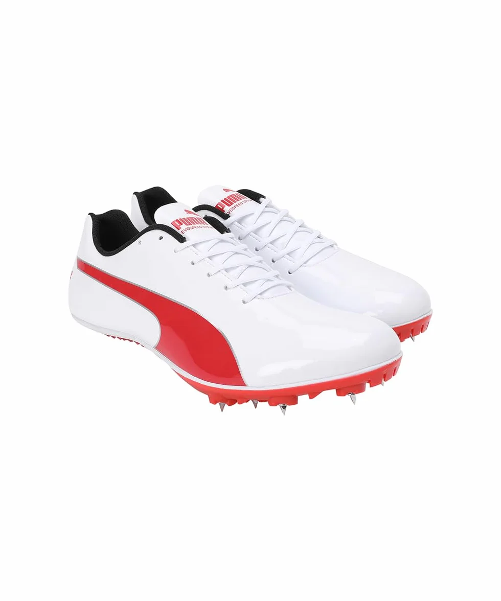 PUMA Evospeed Sprint 14.5 Zapatillas para Correr Spikes Unisex Sun Stream/Black/White