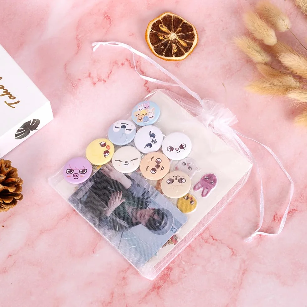 Stray Kids SKZ Pins Set 9 Piezas con Photocard y Pegatina 3D Kpop Fan Artículo
