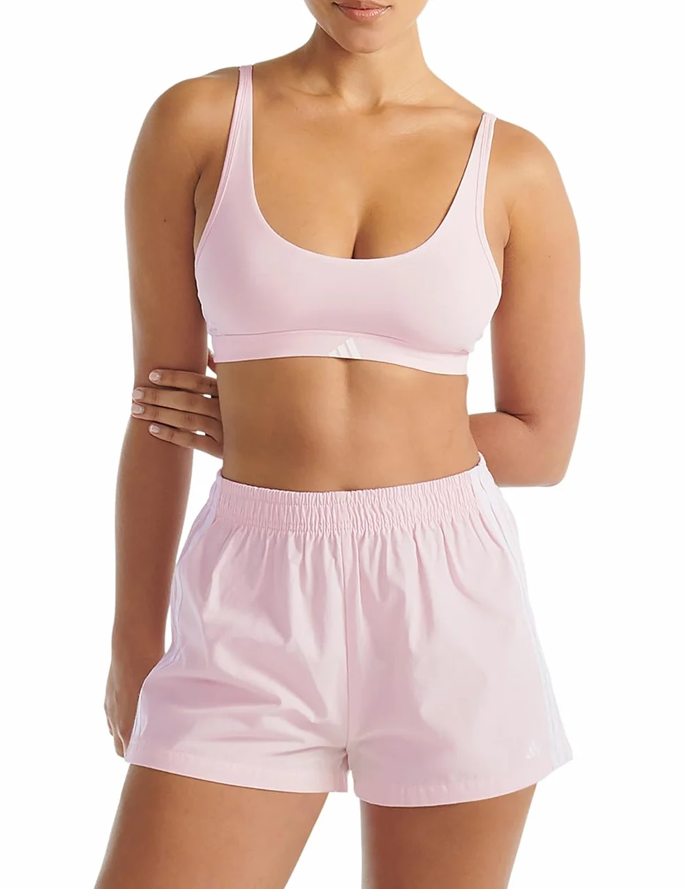 adidas Logo Boxer - Sport Active Essentials Cotton 3 Stripes Boxer Mujer