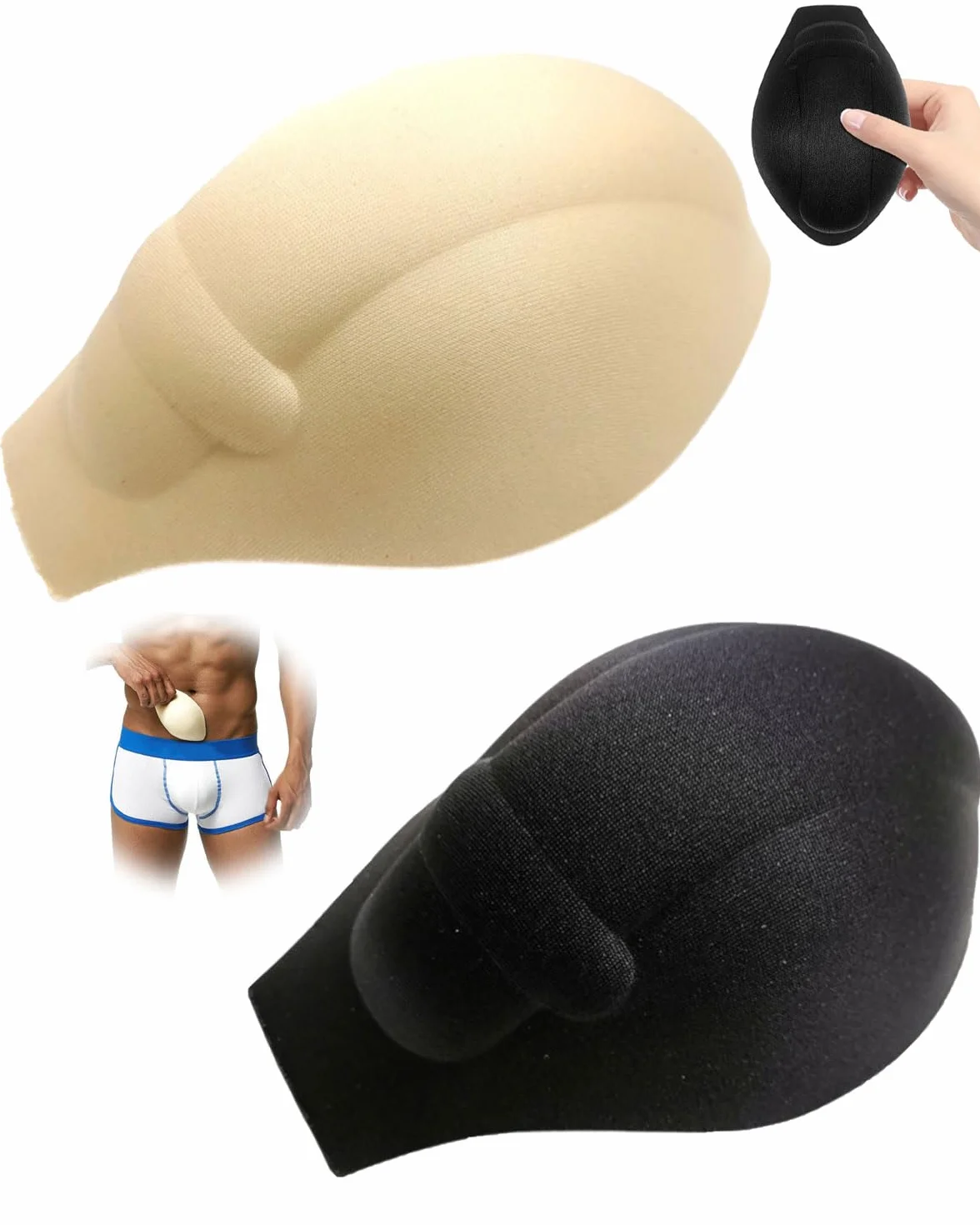 Bañador Relleno para Hombres Almohadillas de Natación Calzoncillos con Relleno Surf Fitness Entrenamiento