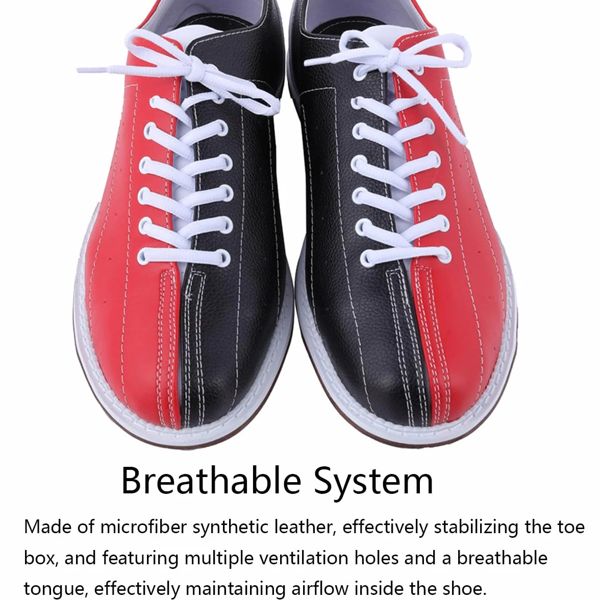 Zapatos De Bolos Hombre Ligero Cuero Talla Grande Diestros