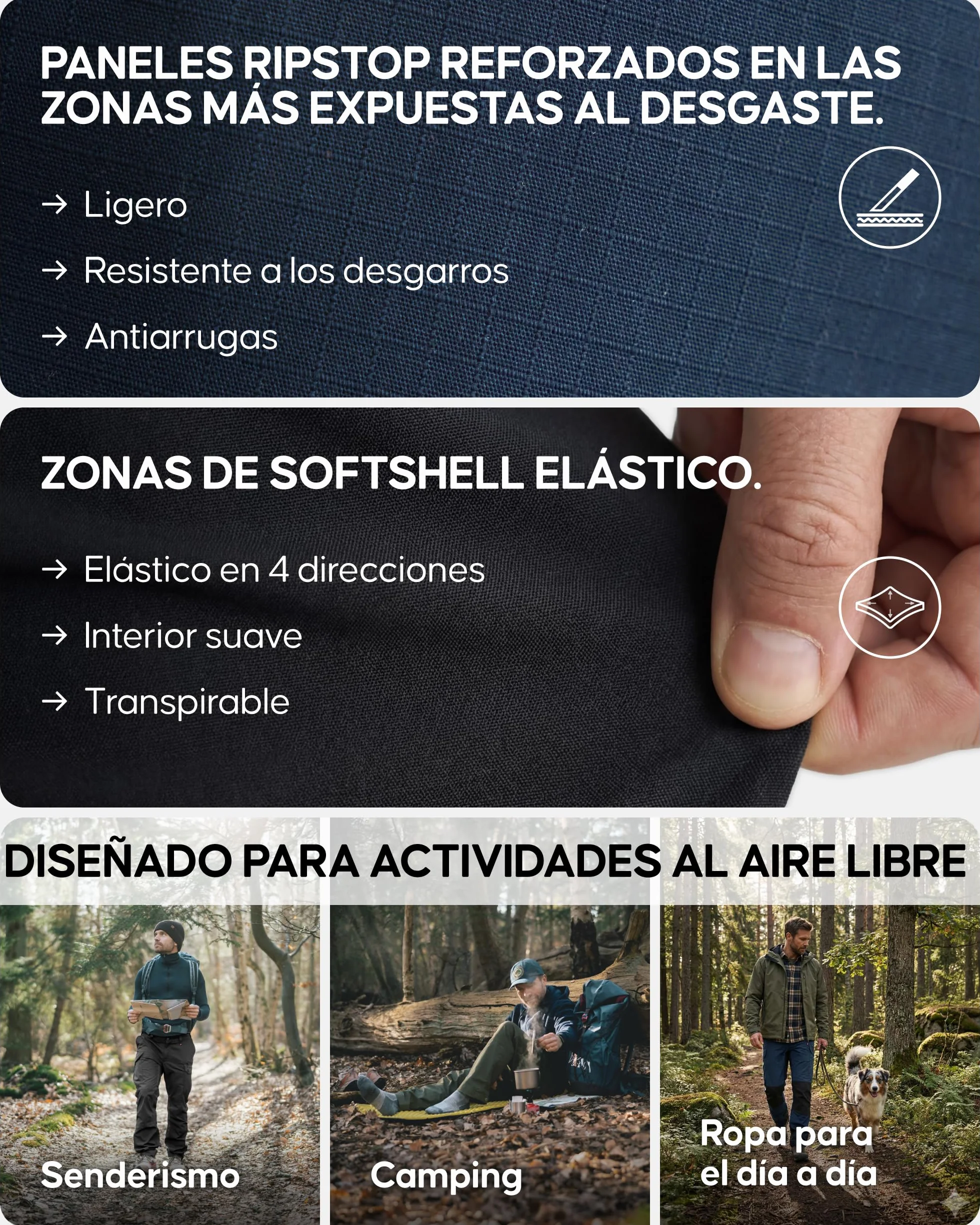 DANISH ENDURANCE Pantalones Trekking Hombre Impermeables Termicos Senderismo Esquí Snowboard Ajuste Regular