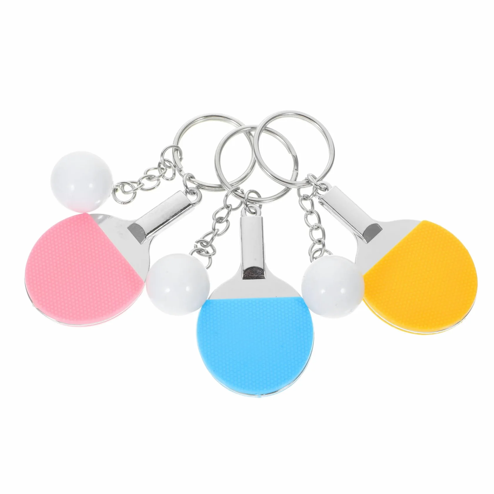 BESPORTBLE Llavero De Tenis De Mesa Llaveros Deportivos Llaveros Pequeños Llavero De Pong Accesorios Llaveros Lindos Trajes Para Llavero De Aleación De Aluminio