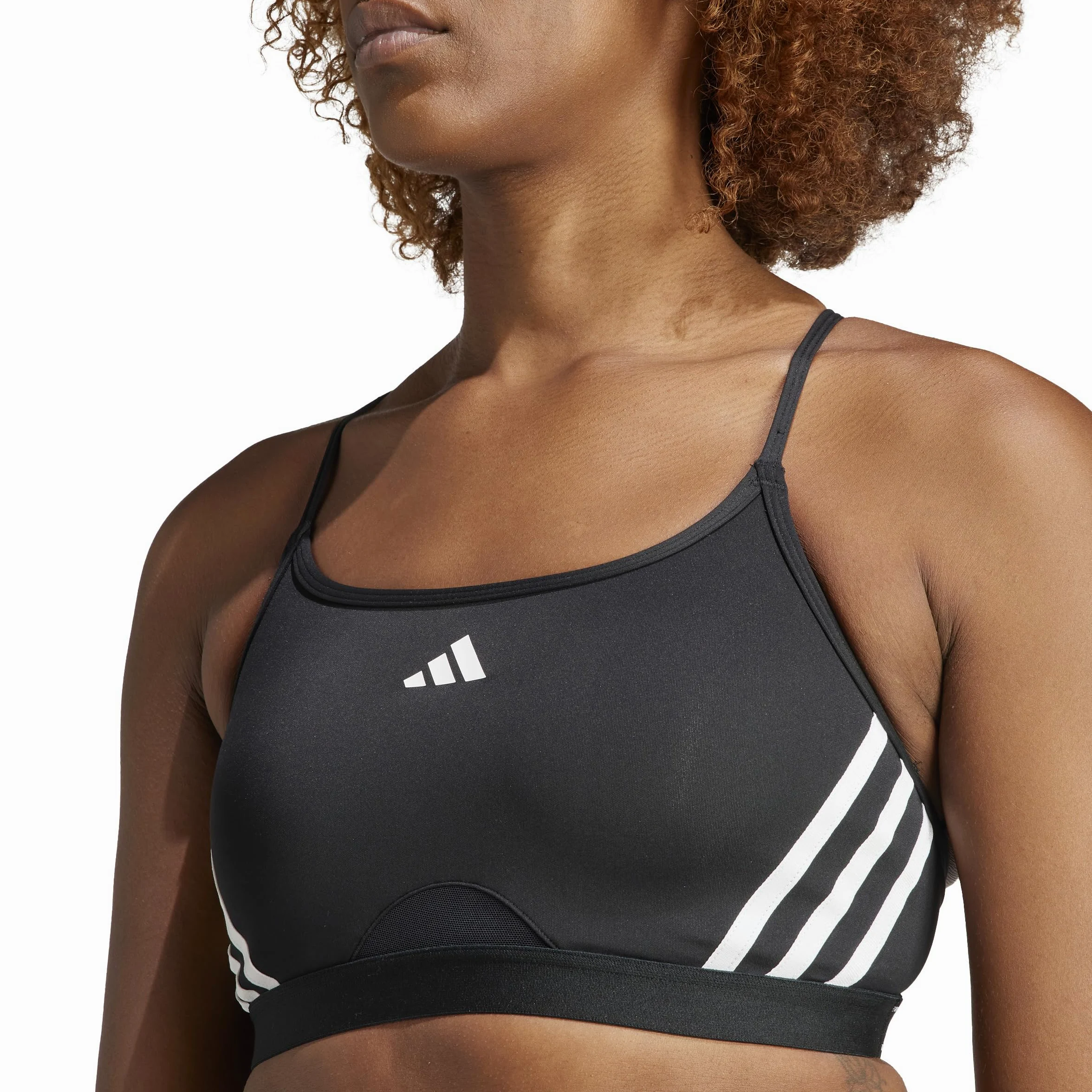 Adidas Mujer AeroReact Training 3Stripes Bra