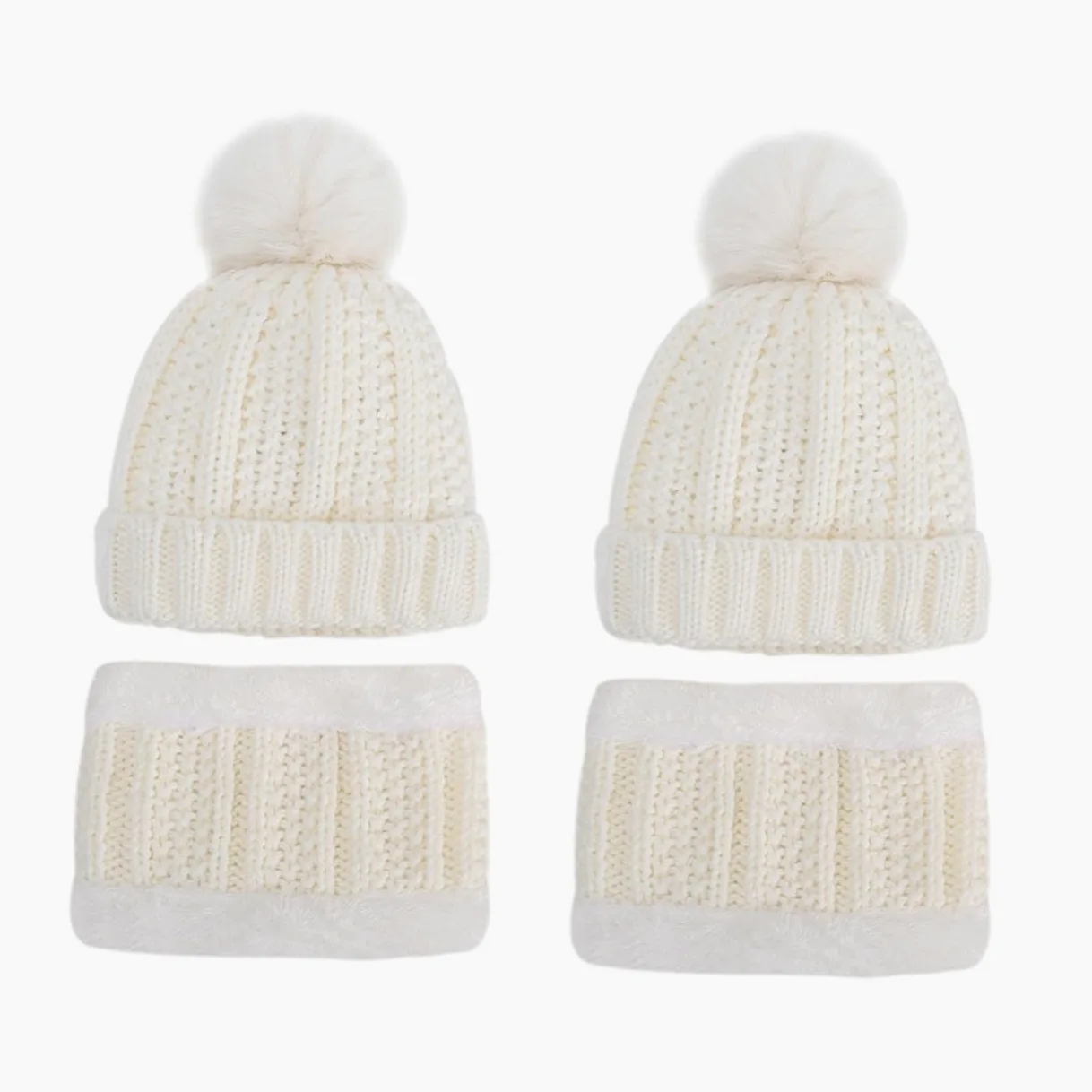 Holibanna Gorro para Gorro de Lana Tapa pañuelo de Invierno para bebé Gorro de Invierno para Felpa pañuelo cálido Gorro cálido para bebé. Sombreros Acrílico