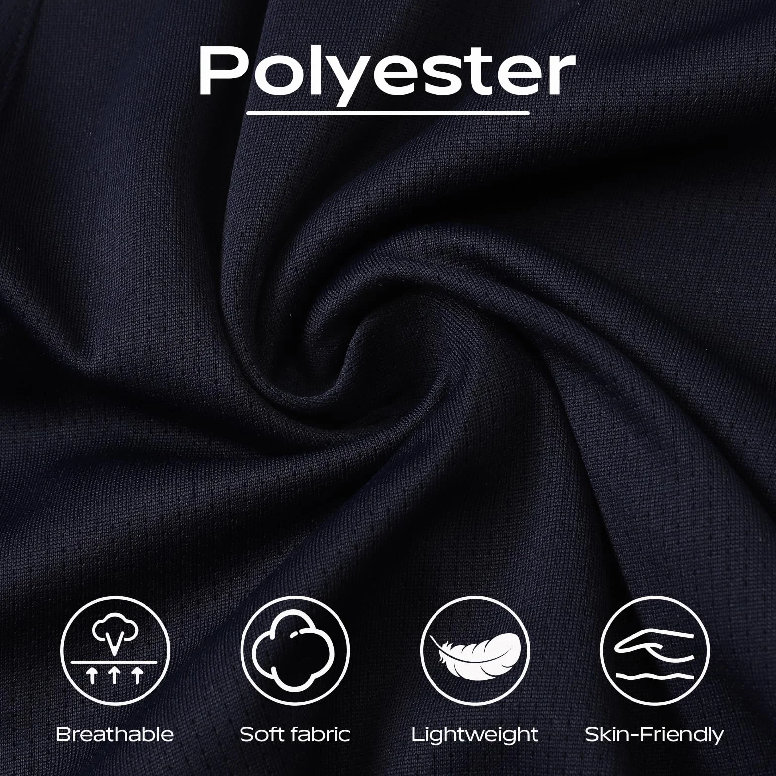 HUAKANG Paquete de 3 Pantalón Chandal Hombre Pantalones de Entrenamiento con Bolsillos Cremallera