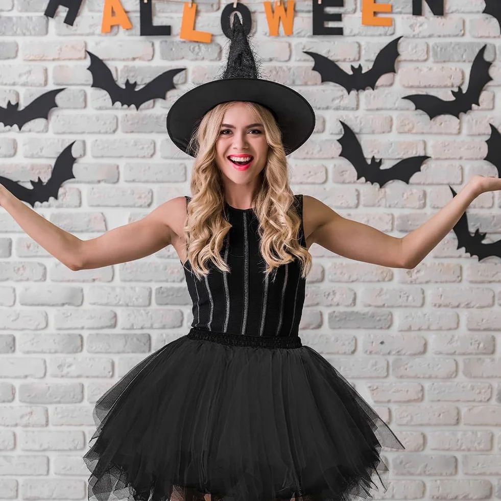 Falda de Tutú para Mujer Retro 80s para Carnaval Halloween