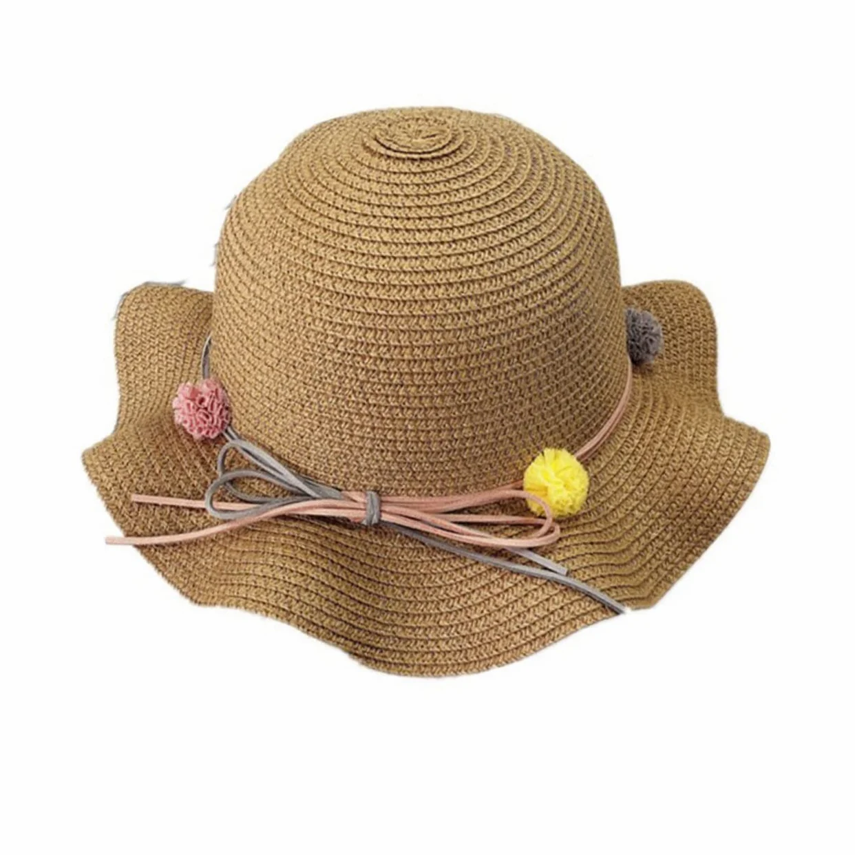 minkissy Sombreros para Niñas Pequeñas Sombrero para Bebé Gorra para Sombrero para El Sol para Bolso De Playa Sombrero para Pequeños Sombrero Tipo Cubo para Pequeños Sombrero para