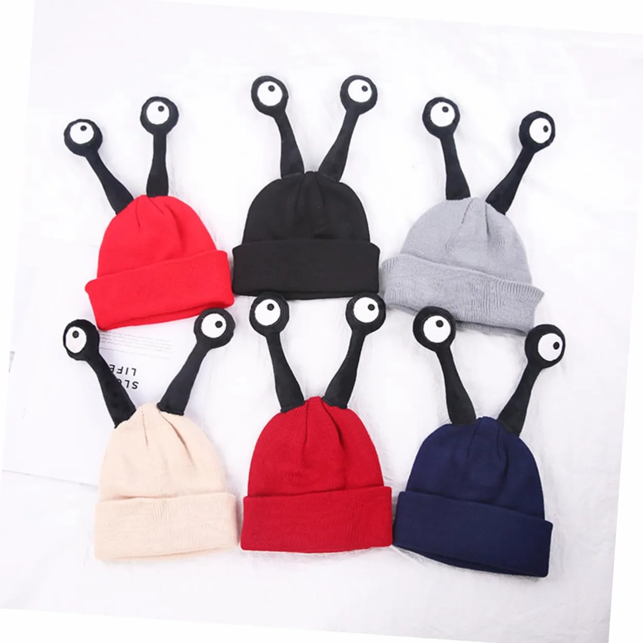 CALLARON 3 Uds Novedad Sombreros Gorro De Punto Sombrero De Punto Gorro De o De Hilo De Lana De Moda Para Niños Niños Tentáculo Para Clima