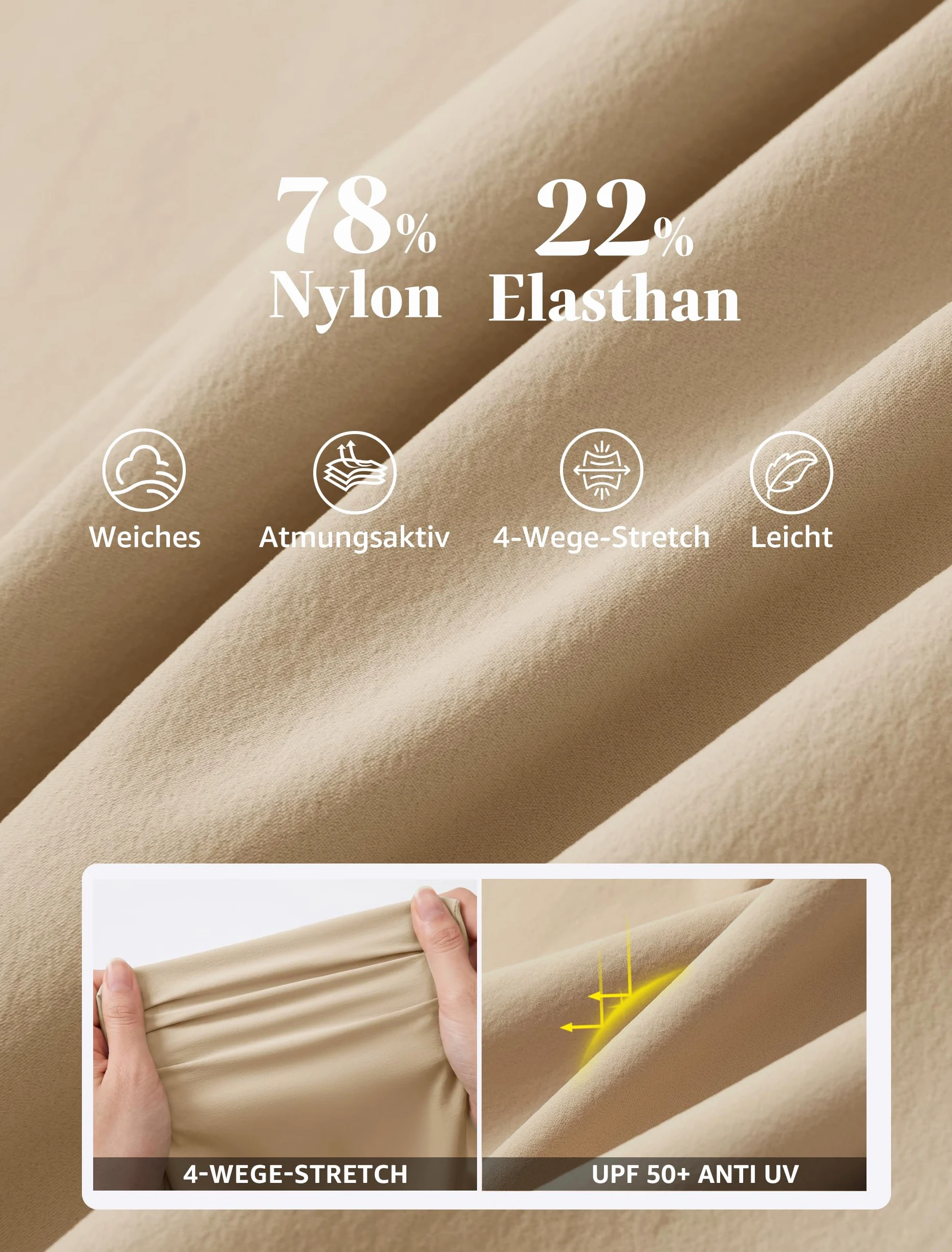 Pantalones de Golf Mujer Ligeros Transpirables Acampanados Elásticos Deporte Jogging Yoga Oficina Tela