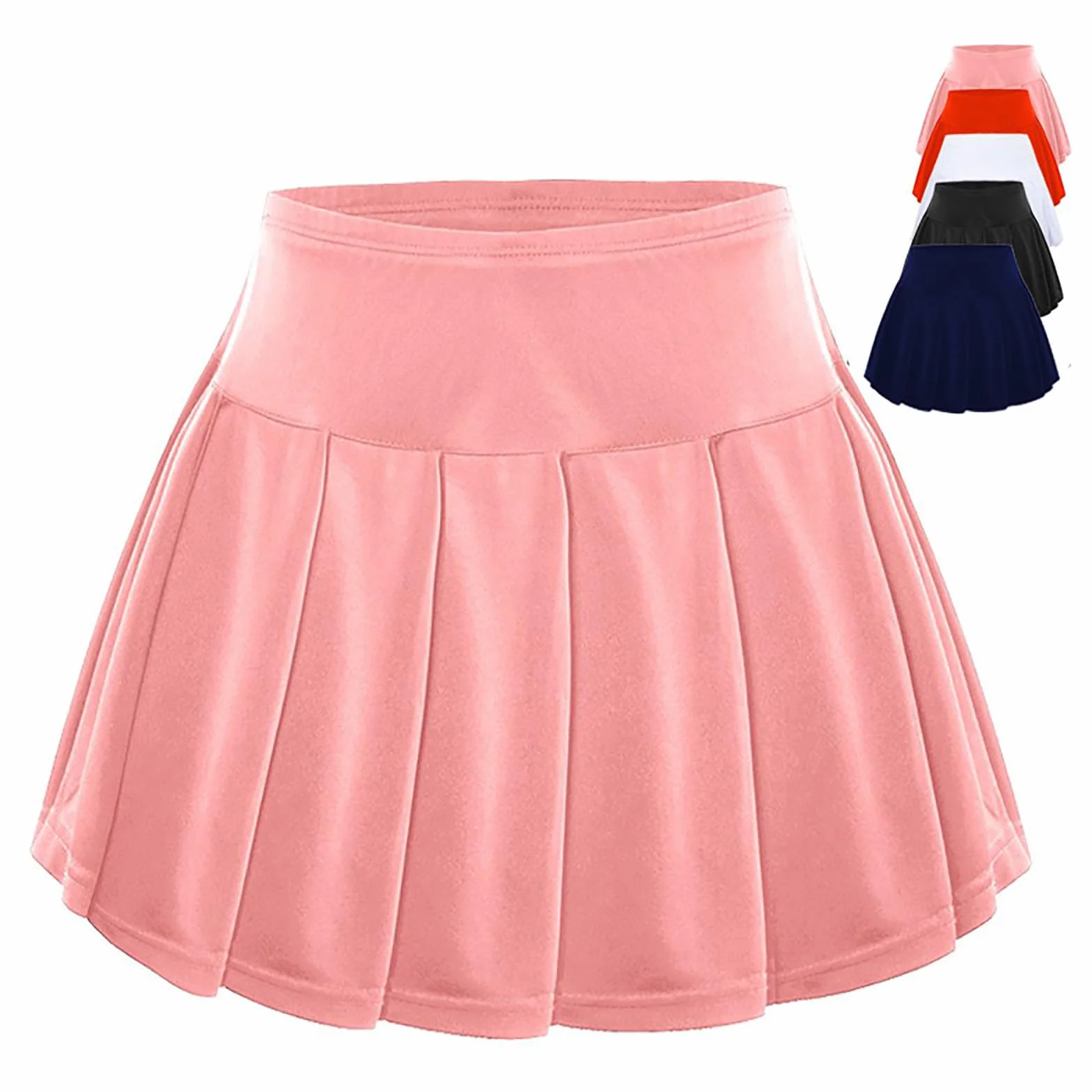 Falda de Verano para Niñas Plisada Casual Falda de Tenis Patinete Línea A Ligera Primavera