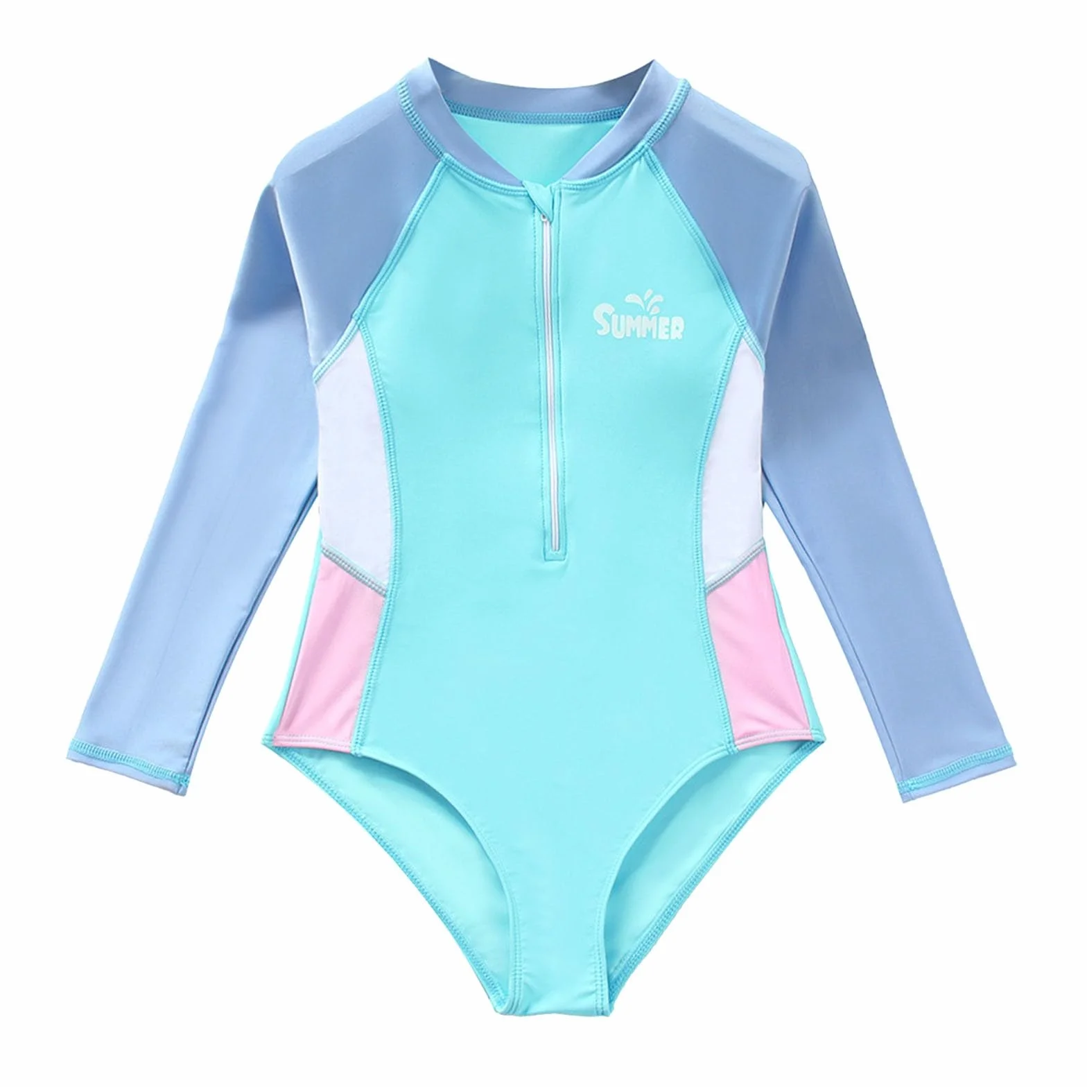 Camisetas de manga larga para niñas 7-13 años Surf Natación Playa Protección Solar