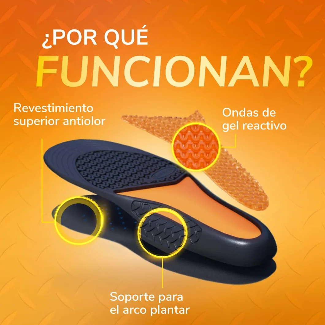 Scholl GelActiv Profesional Plantillas de Gel para Hombre Botas Zapatos Trabajo Comodidad Absorción Impactos Tecnología GelWave Talla 40-46.5