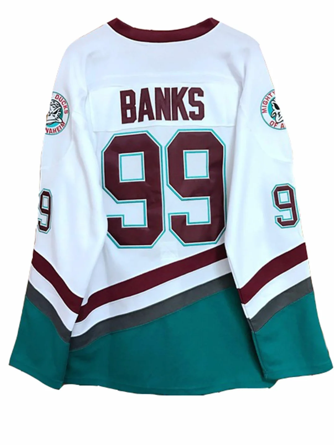 Portman 21 Mighty Ducks Hockey Jersey Cosido Letras Números S-XXXL
