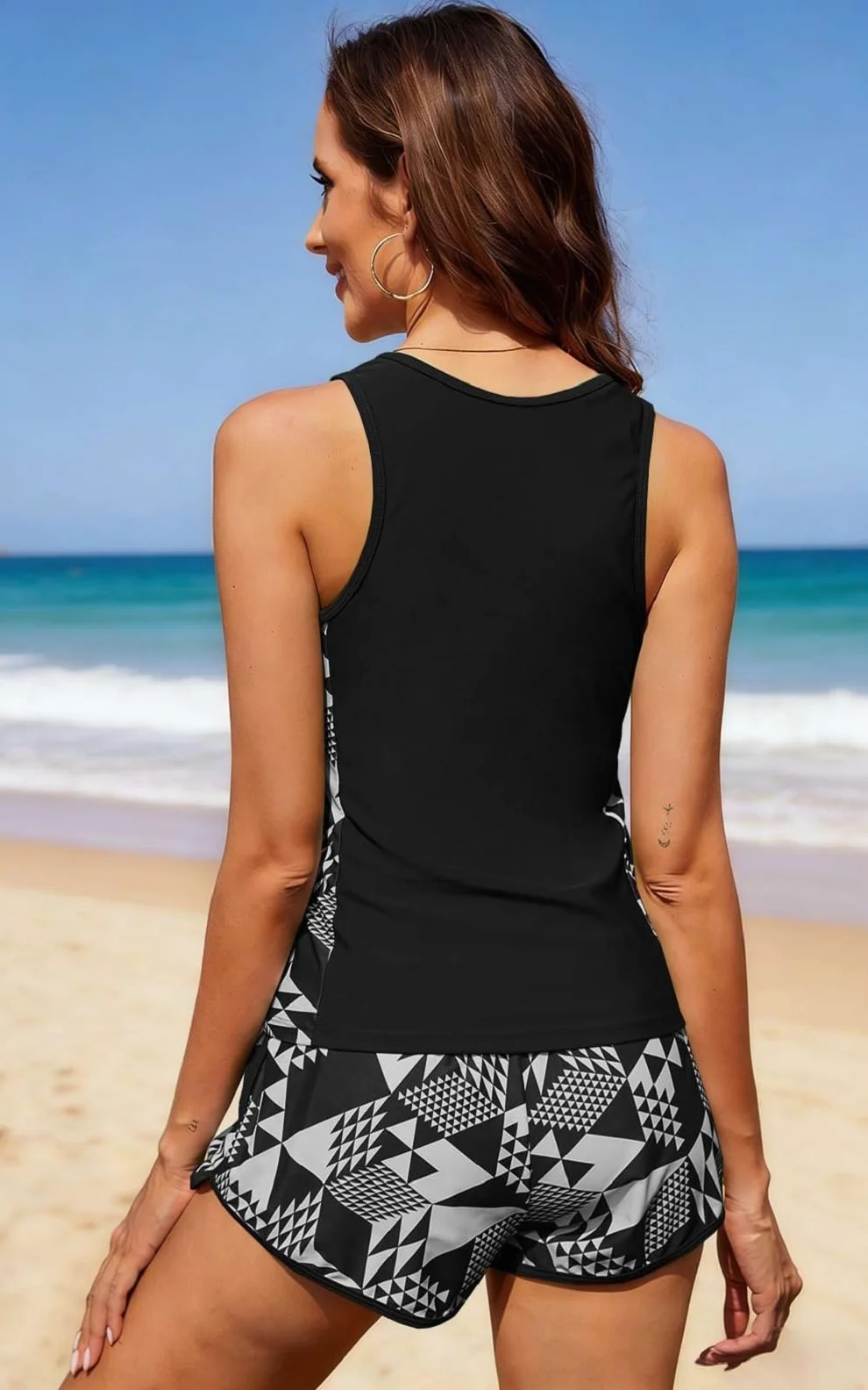 Yutdeng Tankini Mujer Reductor Barriga Bañador Dos Piezas Tallas Grandes