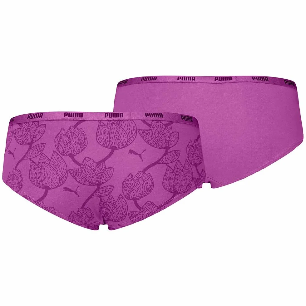Puma Hipster Ropa Interior Mujer Pack de 2