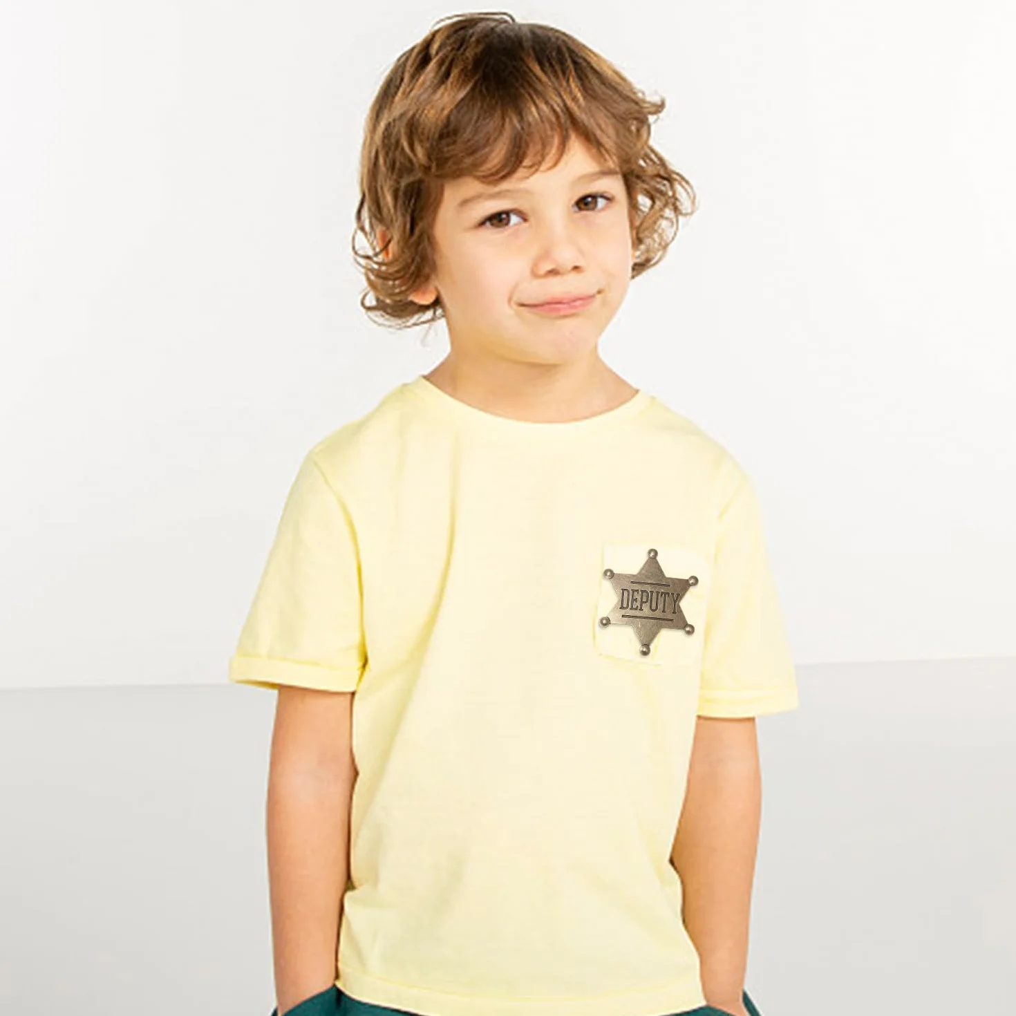 Insignia del Sheriff, Medalla Memorial Vintage, Accesorios de Ropa, Juegos de Rol, Regalo de Fiesta (4 Piezas)