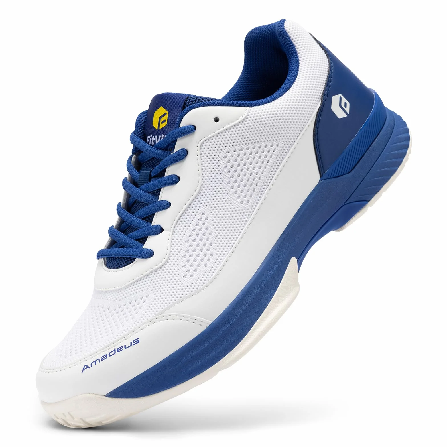 FitVille Zapatillas de Tenis para Hombre Antideslizantes Transpirables Fitness Cómodas