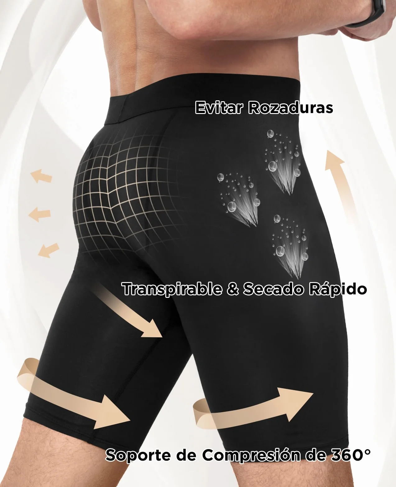 Niksa Mallas Cortas Running Hombre Pantalones Cortos de Compresión para Deporte