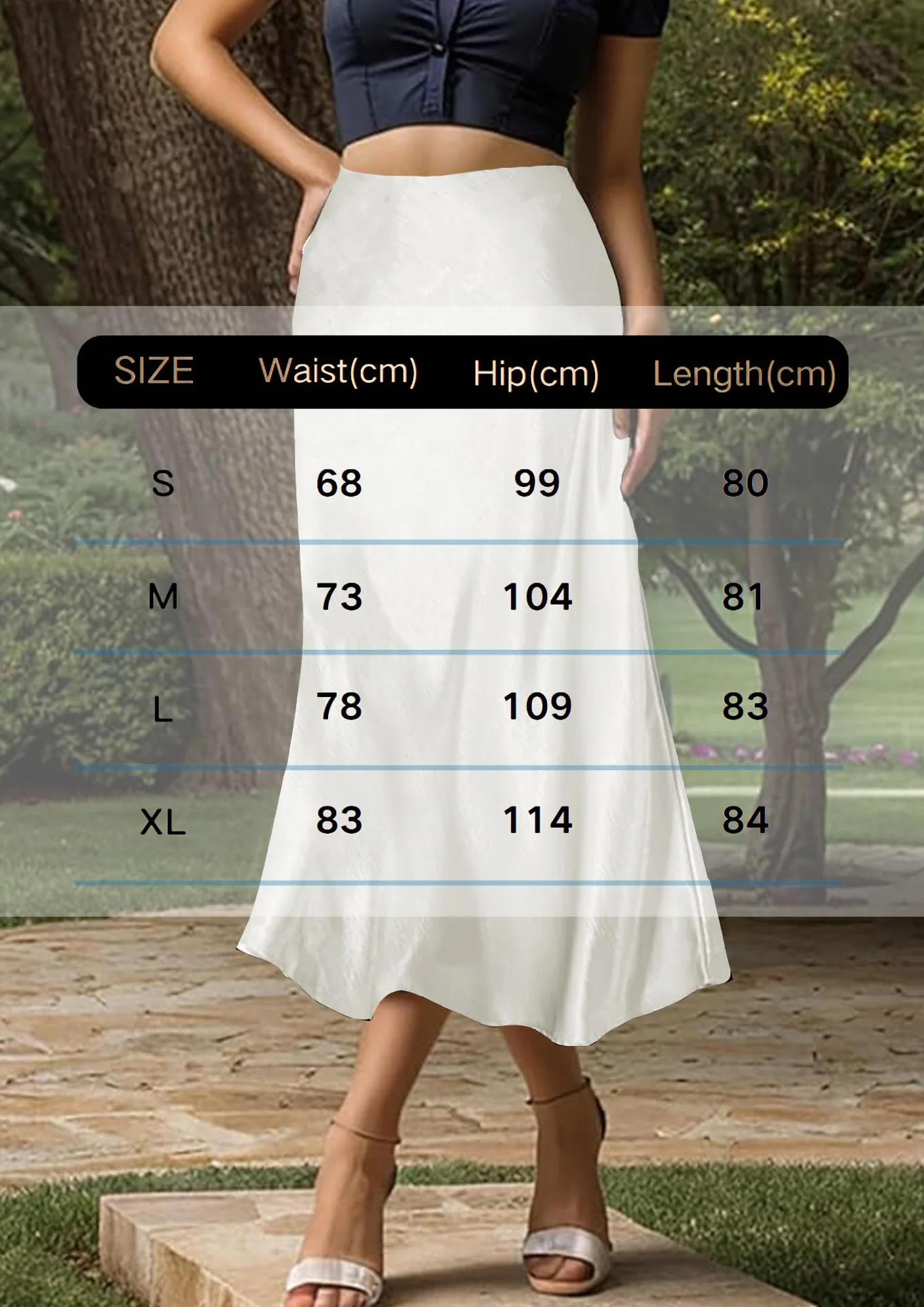 Falda de Satén para Mujer Cintura Alta Elástica Midi Casual A-Línea con Cremallera Elegante Larga Maxi Plisada Fiesta Otoño