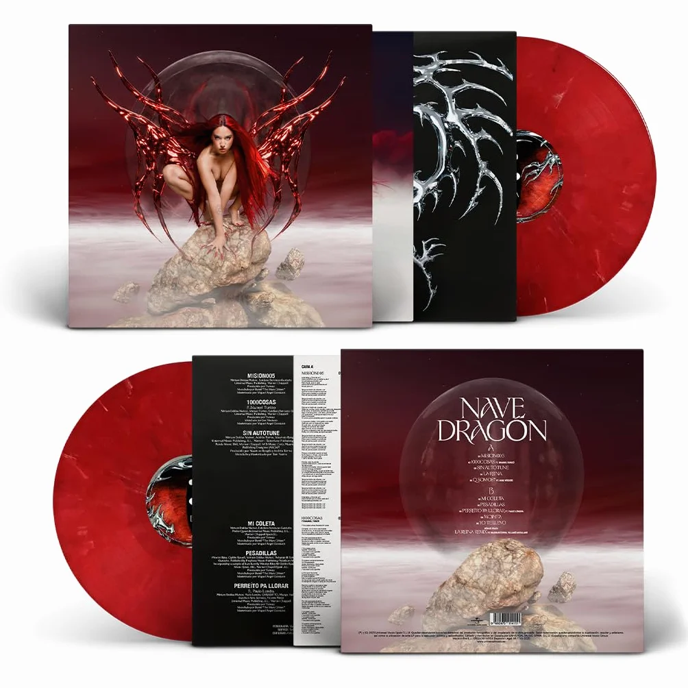 Vinilo Rojo NAVE DRAGÓN