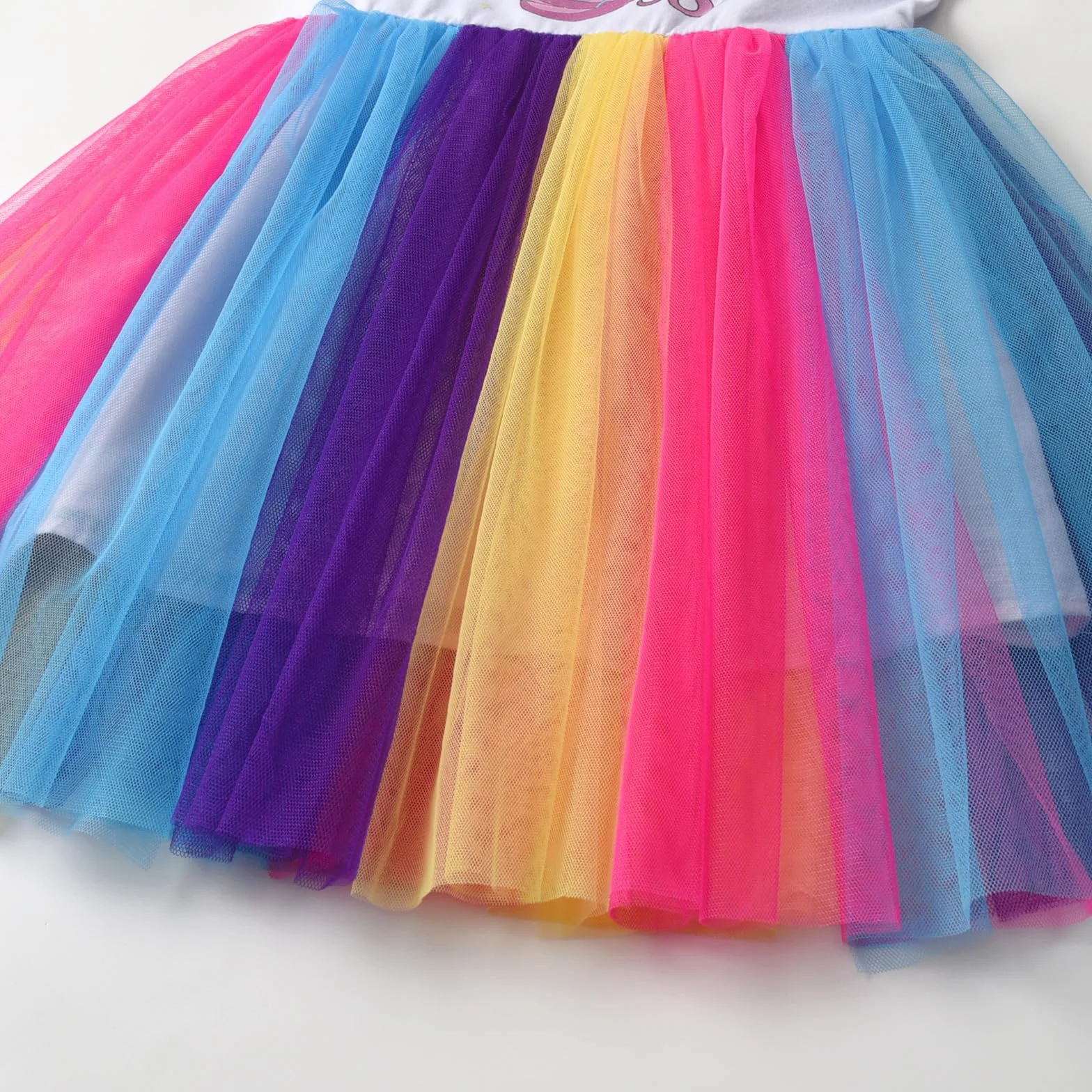 Vestido de Unicornio para Niñas Tul Princesa Primavera Verano 2-8 años
