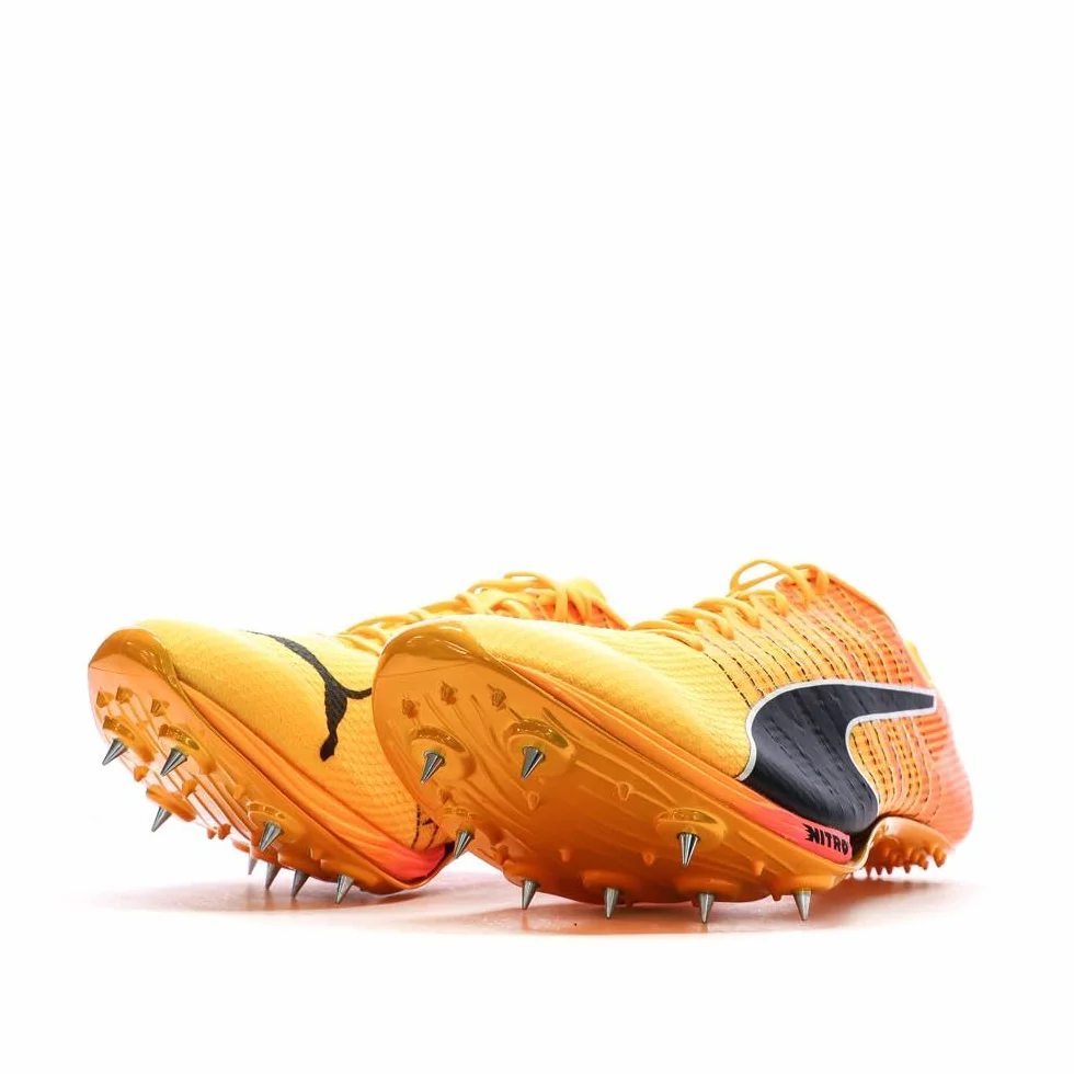 PUMA Zapatos de Atletismo Naranja Rosa Unisex Evospeed Sprint Nitro 2