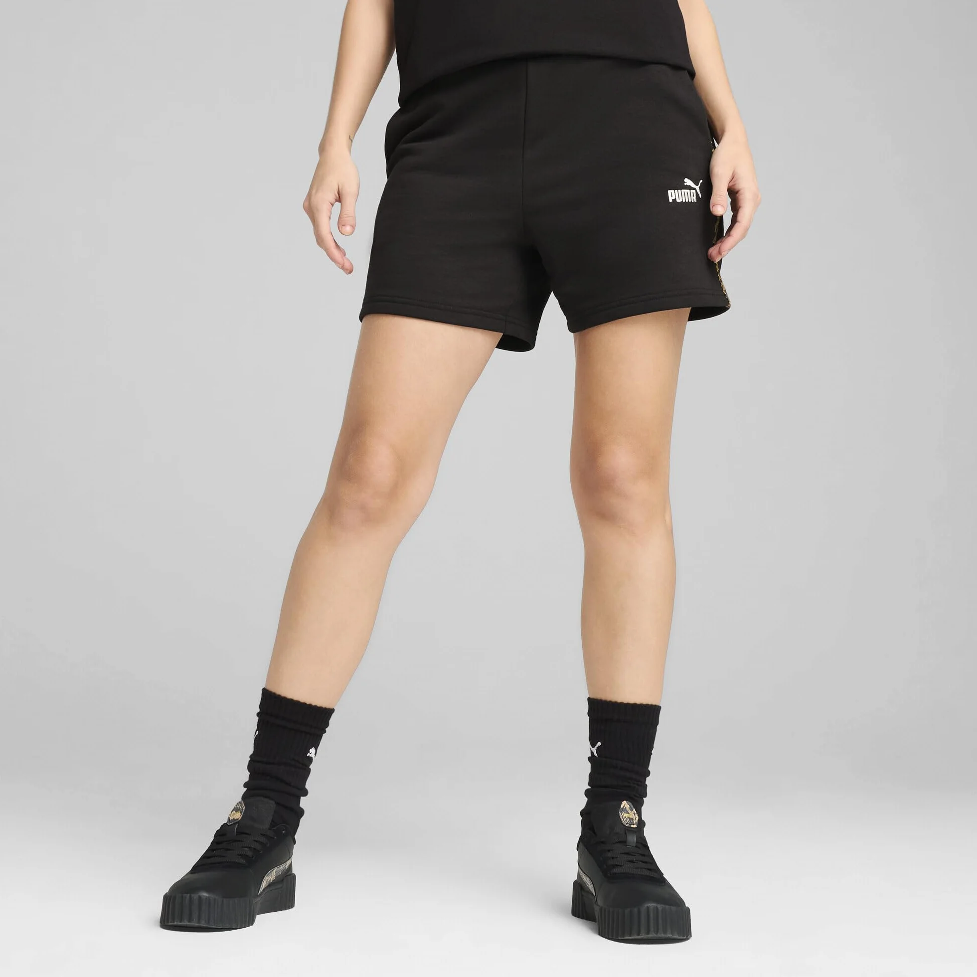 PUMA ESS Graphic Animal Shorts 5" TR Pantalones Cortos Mujer