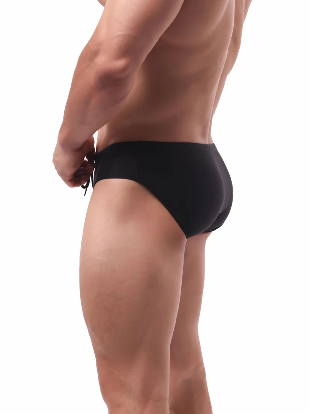 Slip Bañador Hombre Natación Secado Rápido Cordón Interno Ajustable